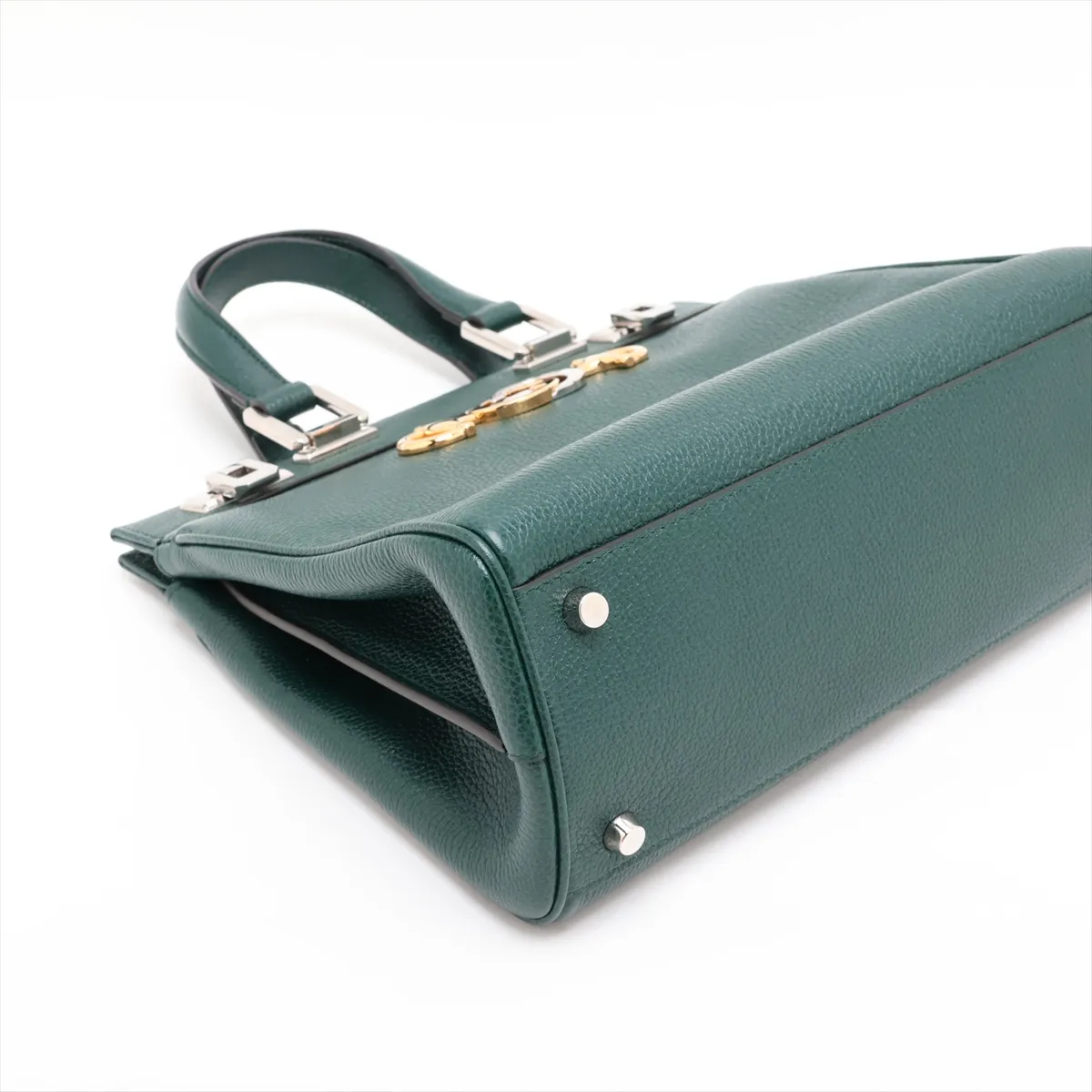 Zumi 569712 Leather Handbag Green — view 4