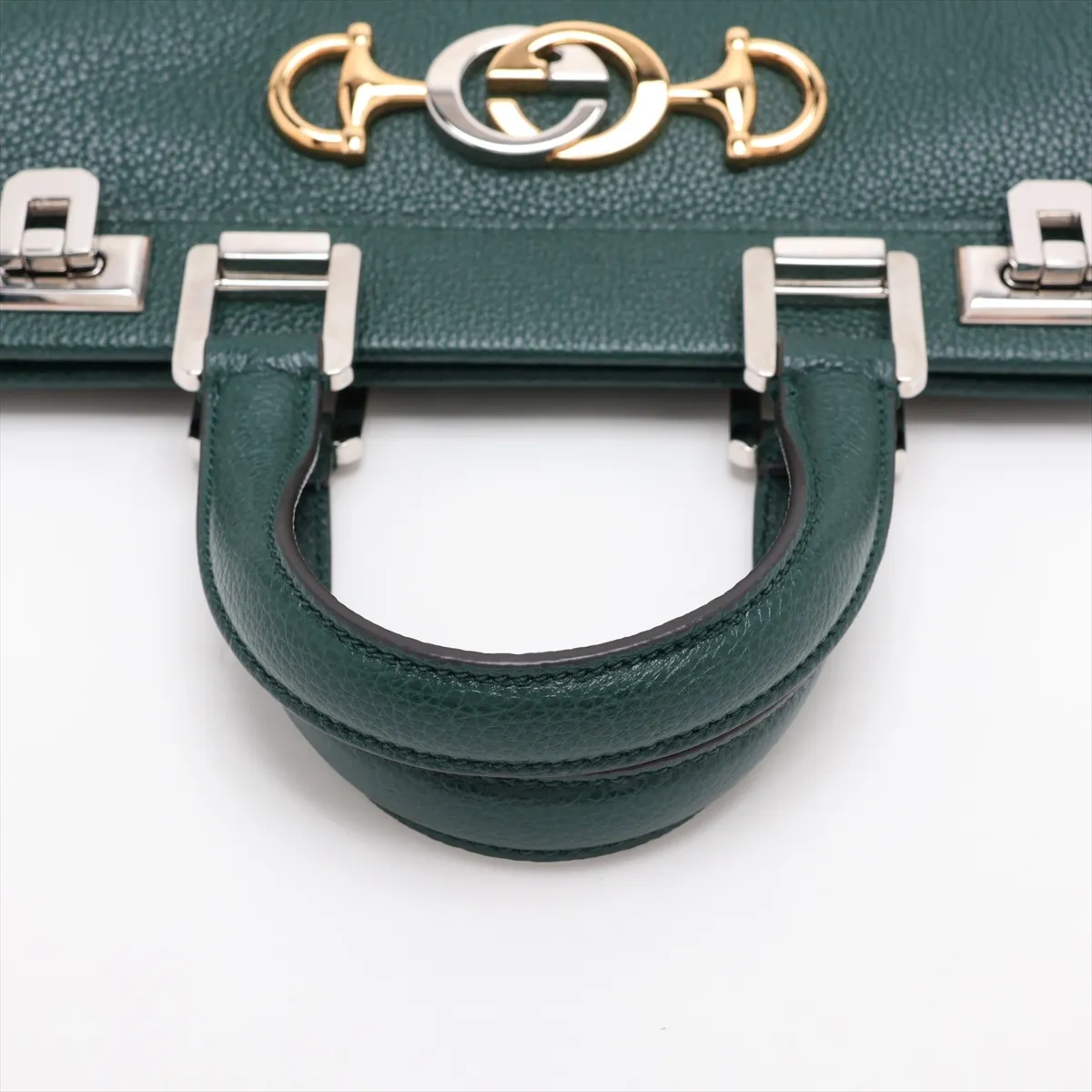 Zumi 569712 Leather Handbag Green — view 5