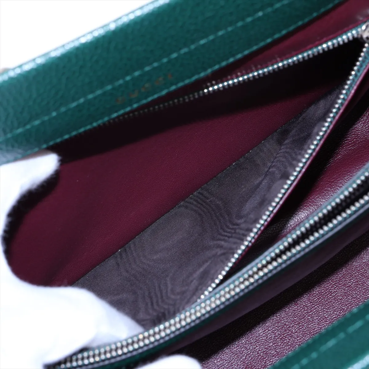 Zumi 569712 Leather Handbag Green — view 10
