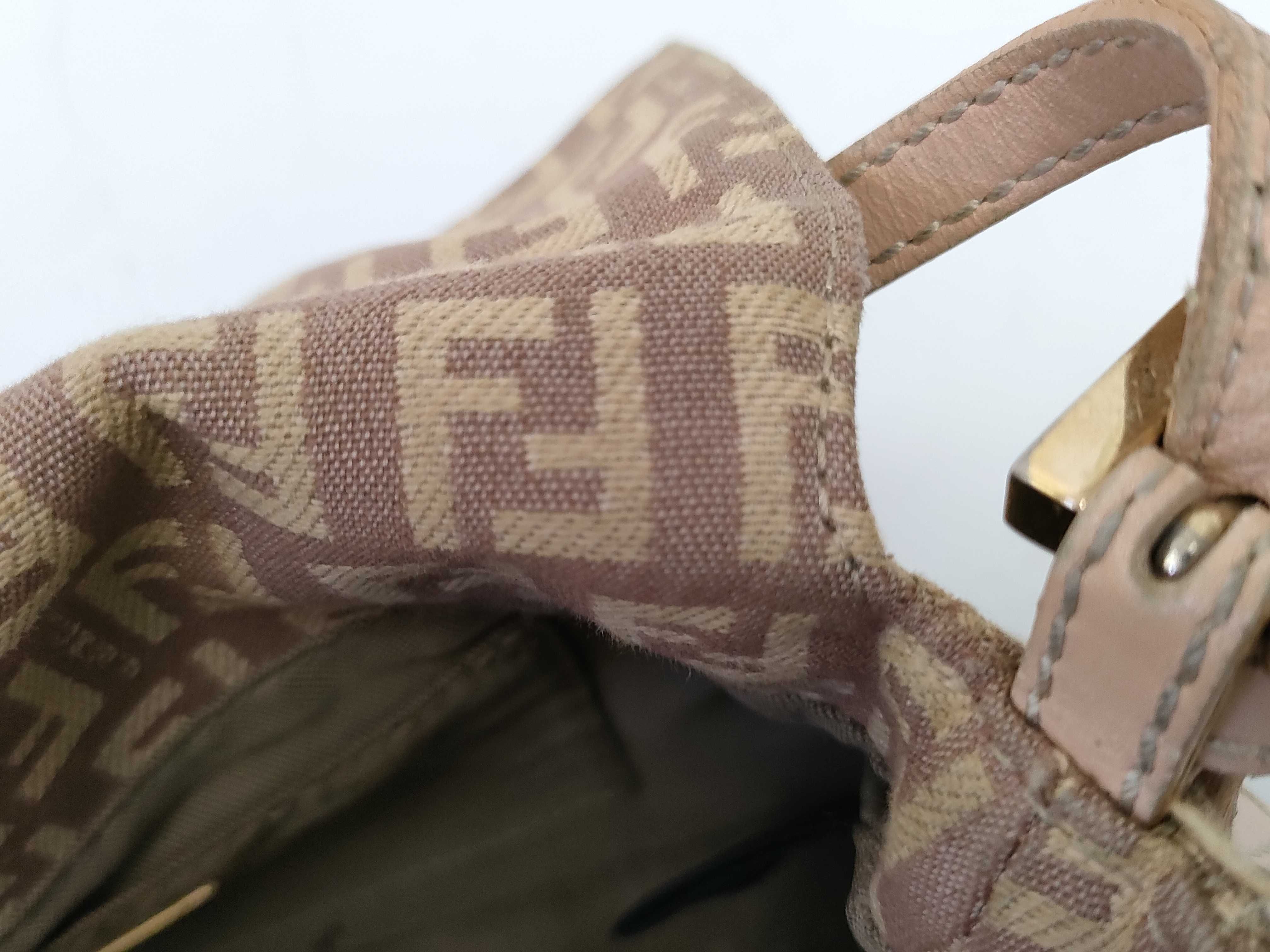 Zucca pattern Fendi Mamma Bucket Zucchino handbag — view 13