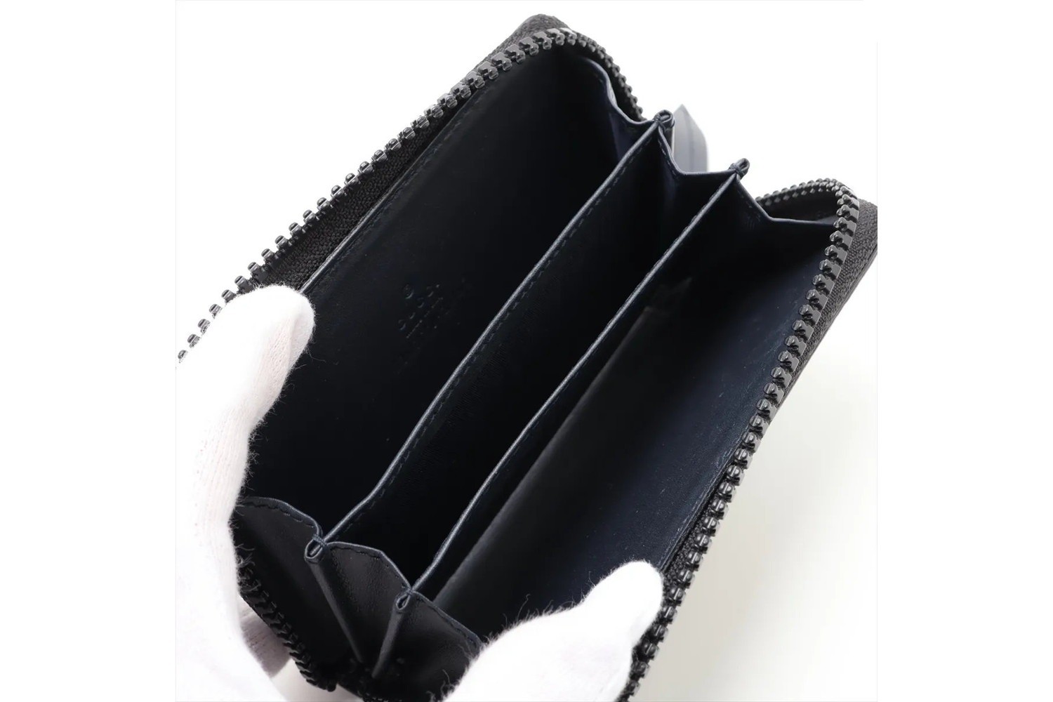GG Blooms 410220 Leather Coin Case — view 3