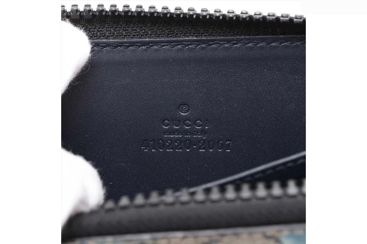 GG Blooms 410220 Leather Coin Case — view 7