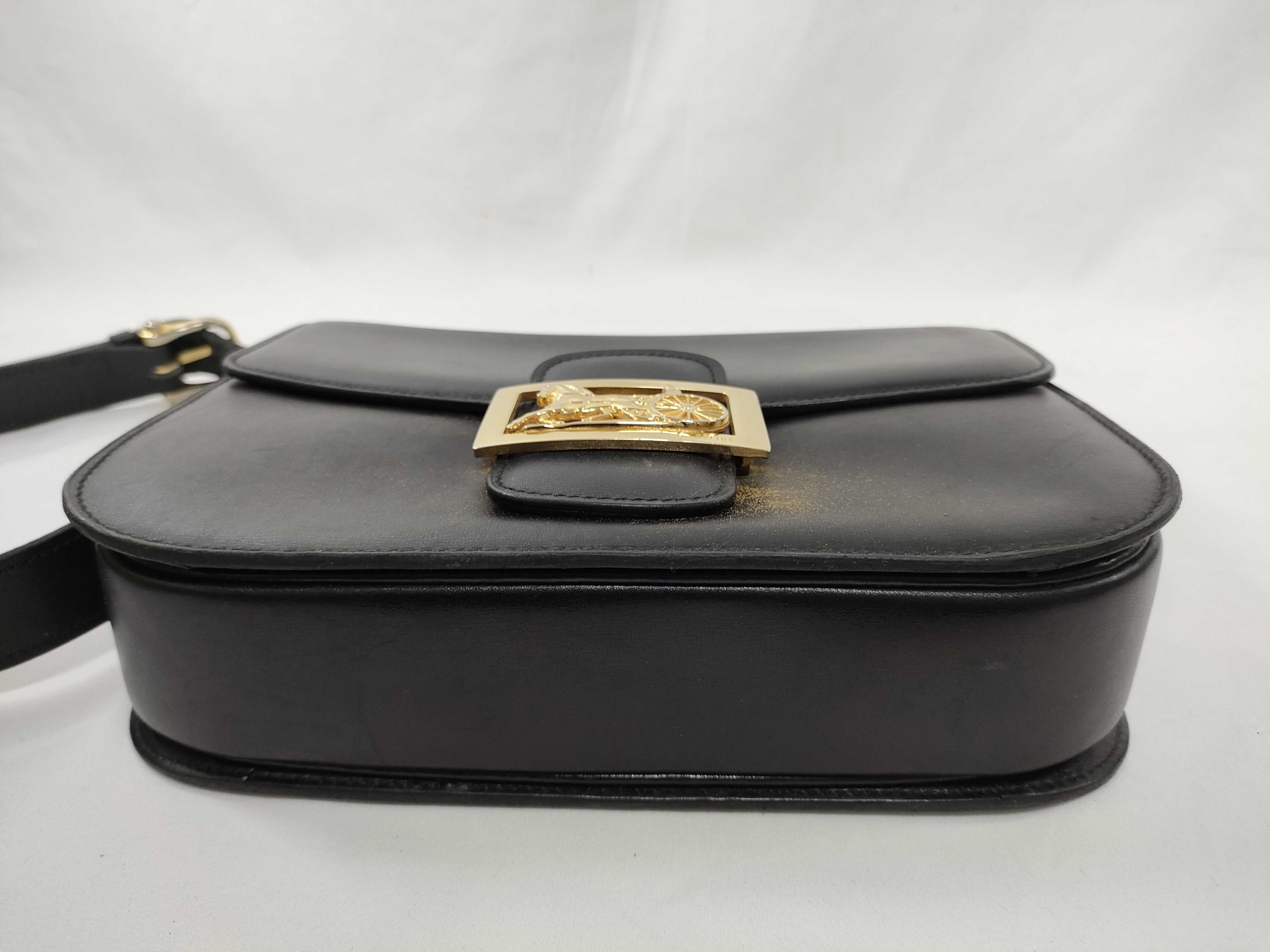 shoulder bag with carriage hardware — view 6