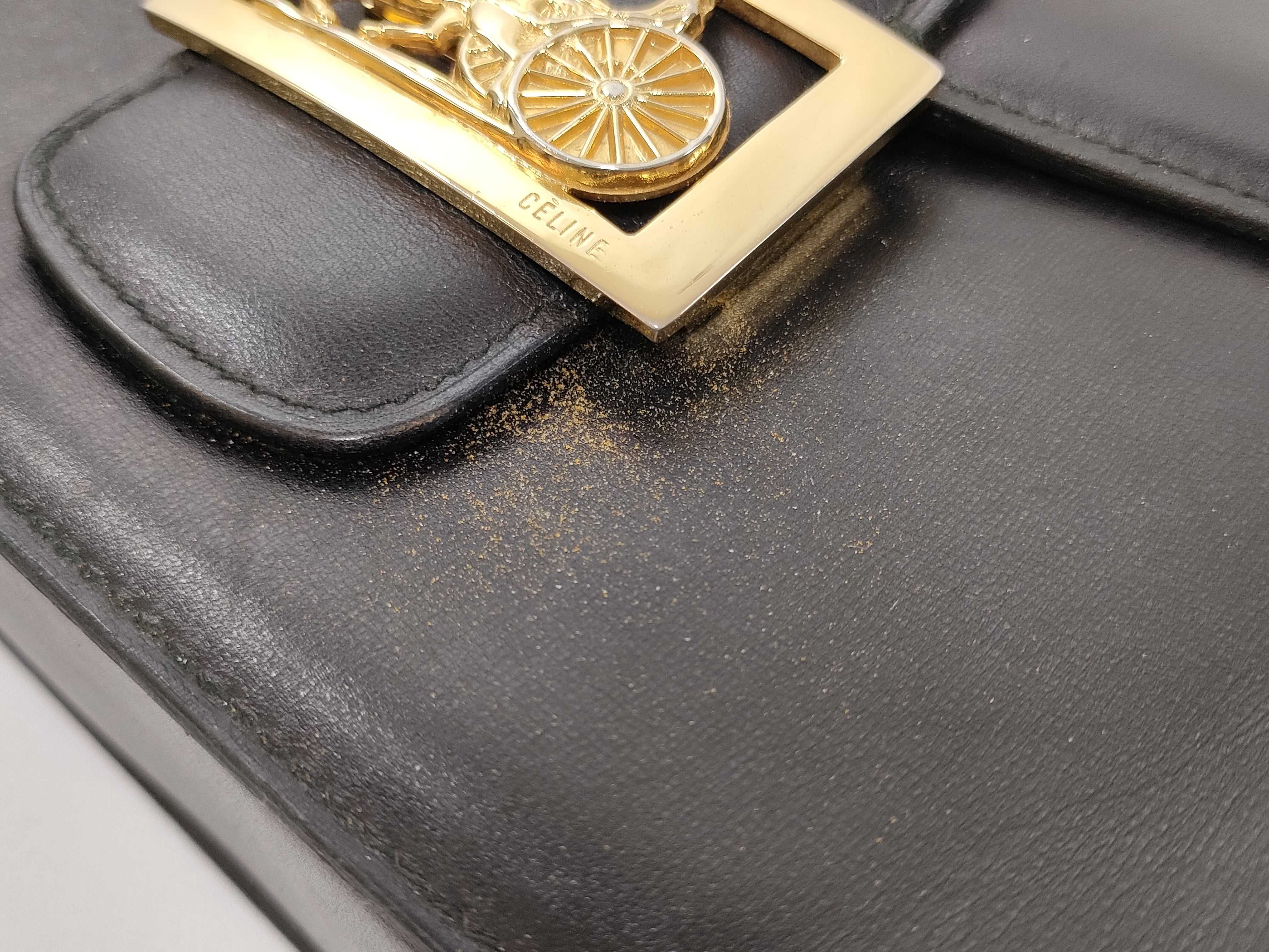 shoulder bag with carriage hardware — view 7