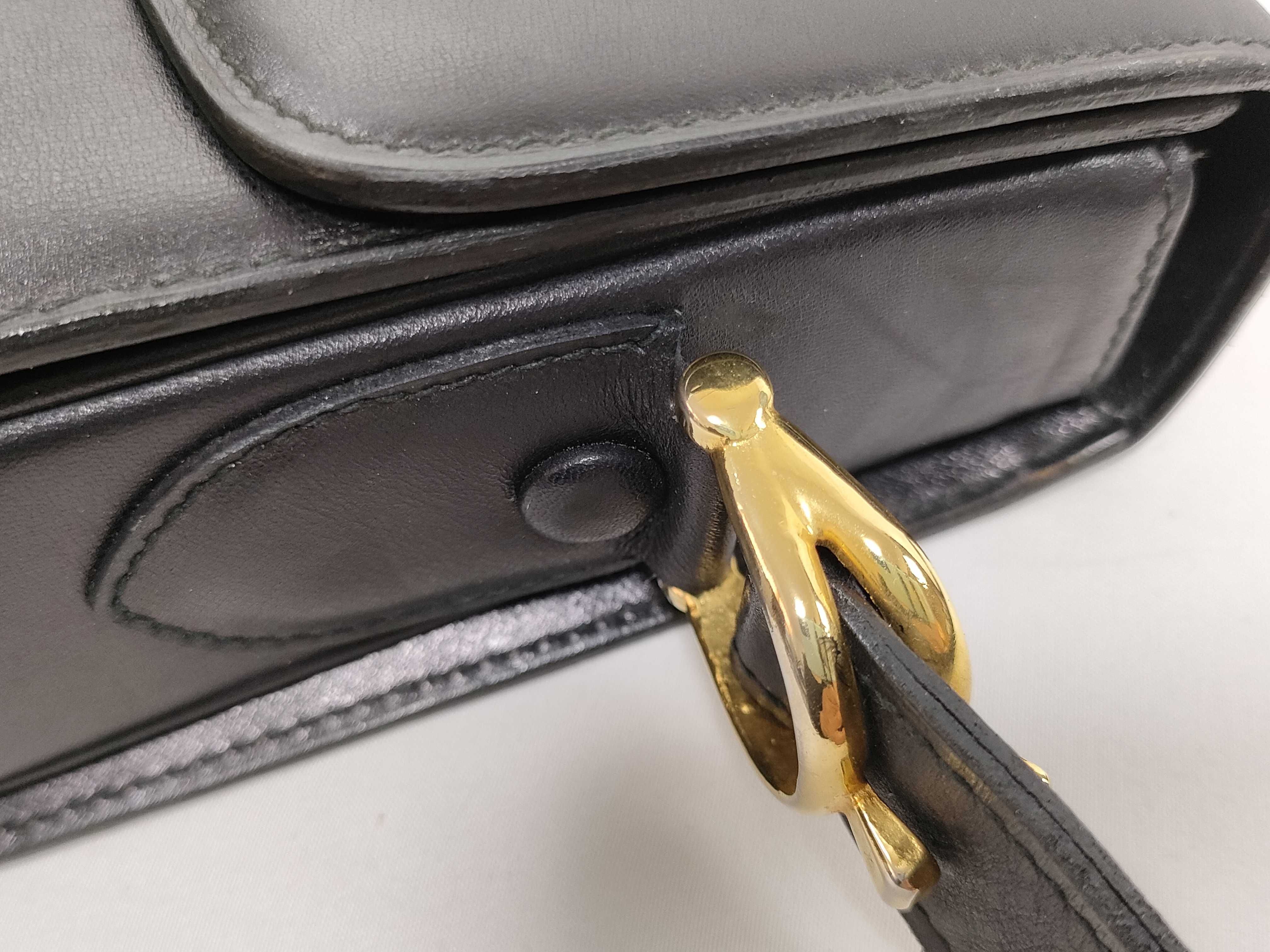 shoulder bag with carriage hardware — view 9