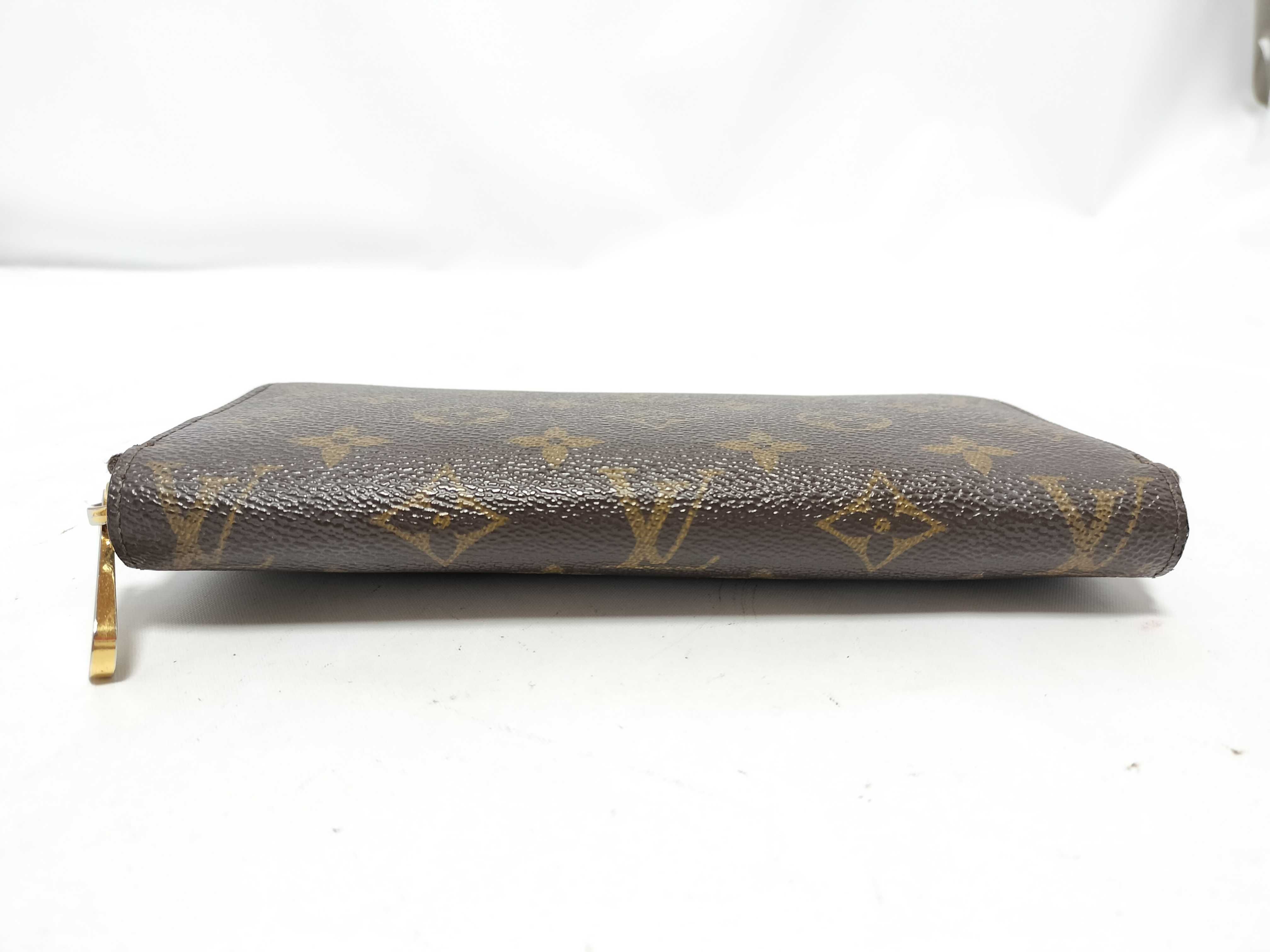 Monogram Zippy Wallet Long Wallet with Gold Hardware — view 3