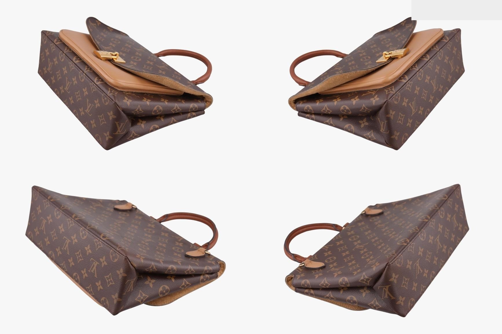 Marignan Monogram Canvas x Calf Leather Monogram/Brown x Sesame — view 4