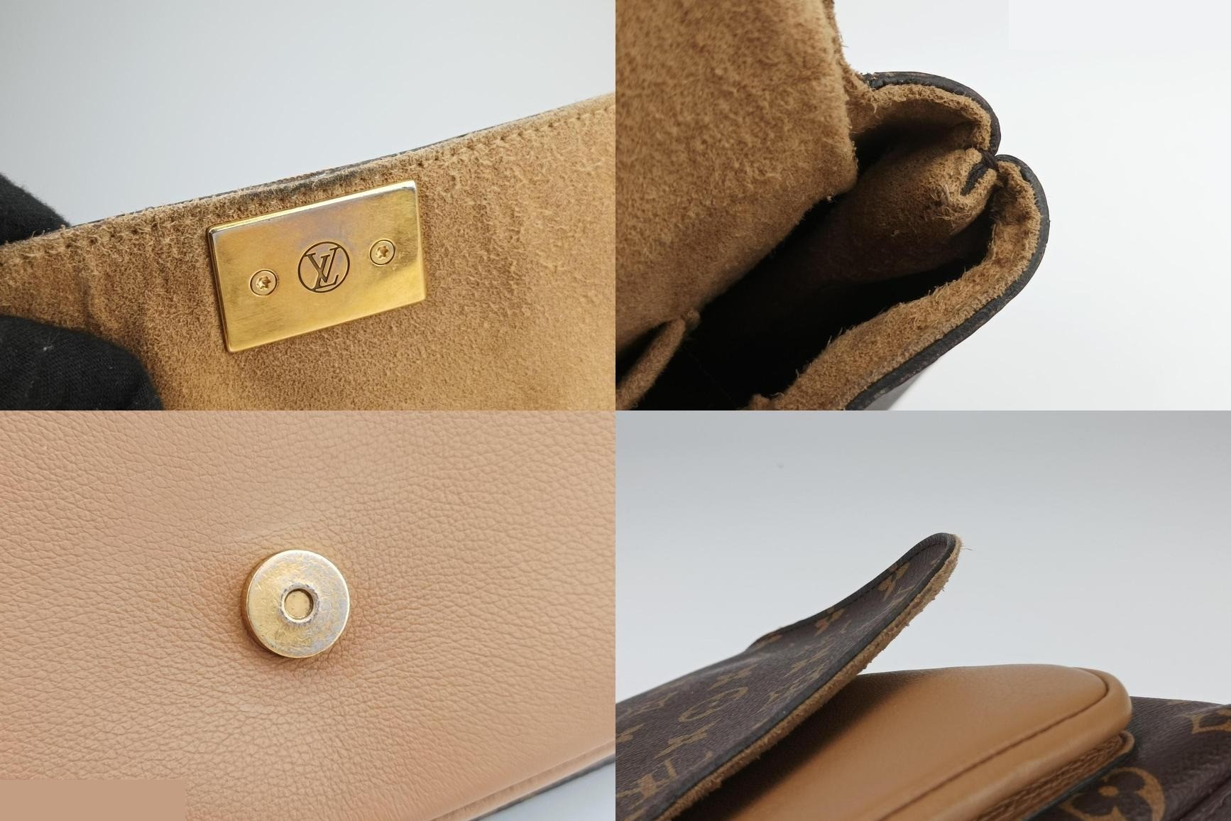 Marignan Monogram Canvas x Calf Leather Monogram/Brown x Sesame — view 9