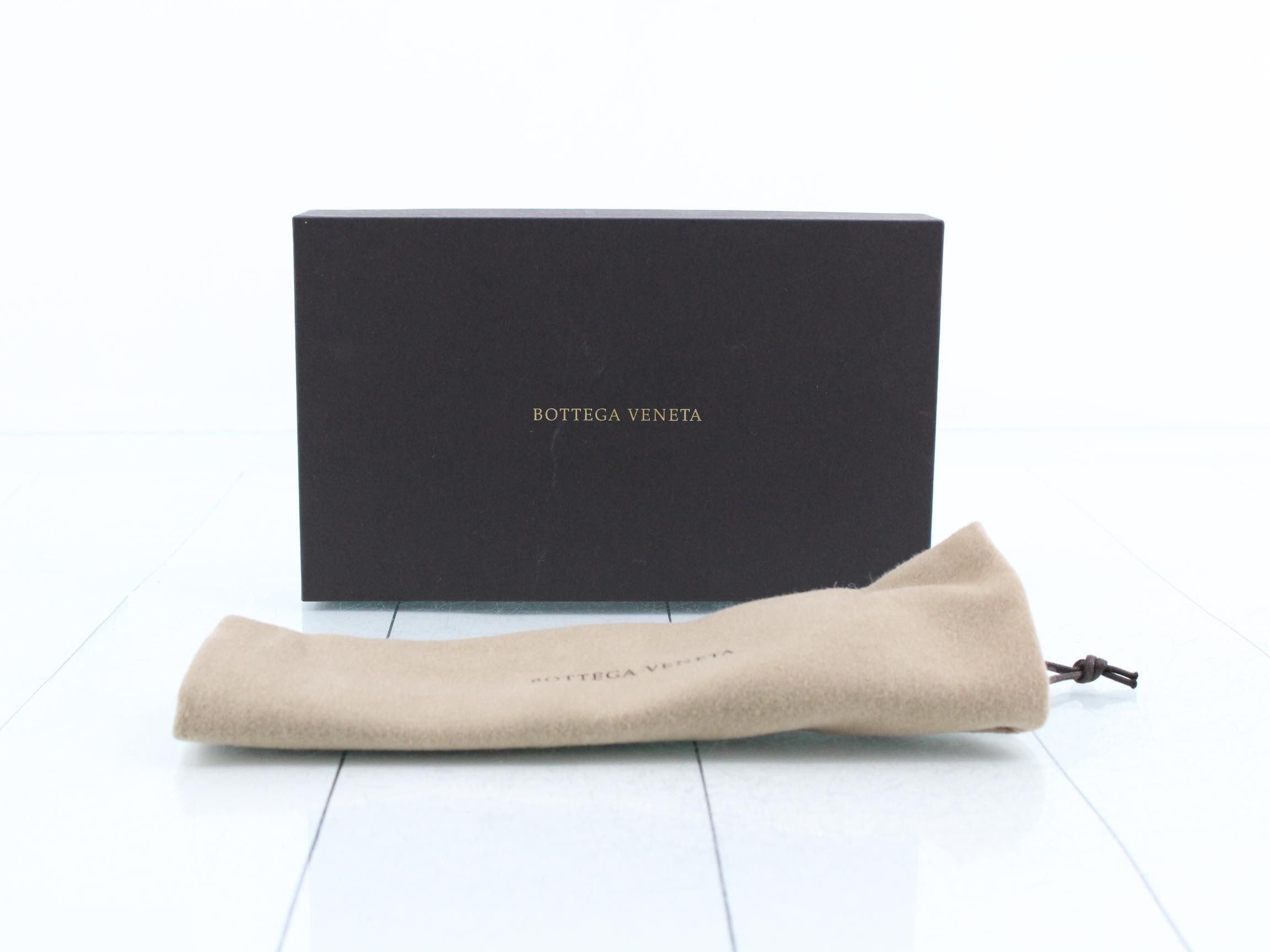 Intrecciato long wallet, round zipper — view 5