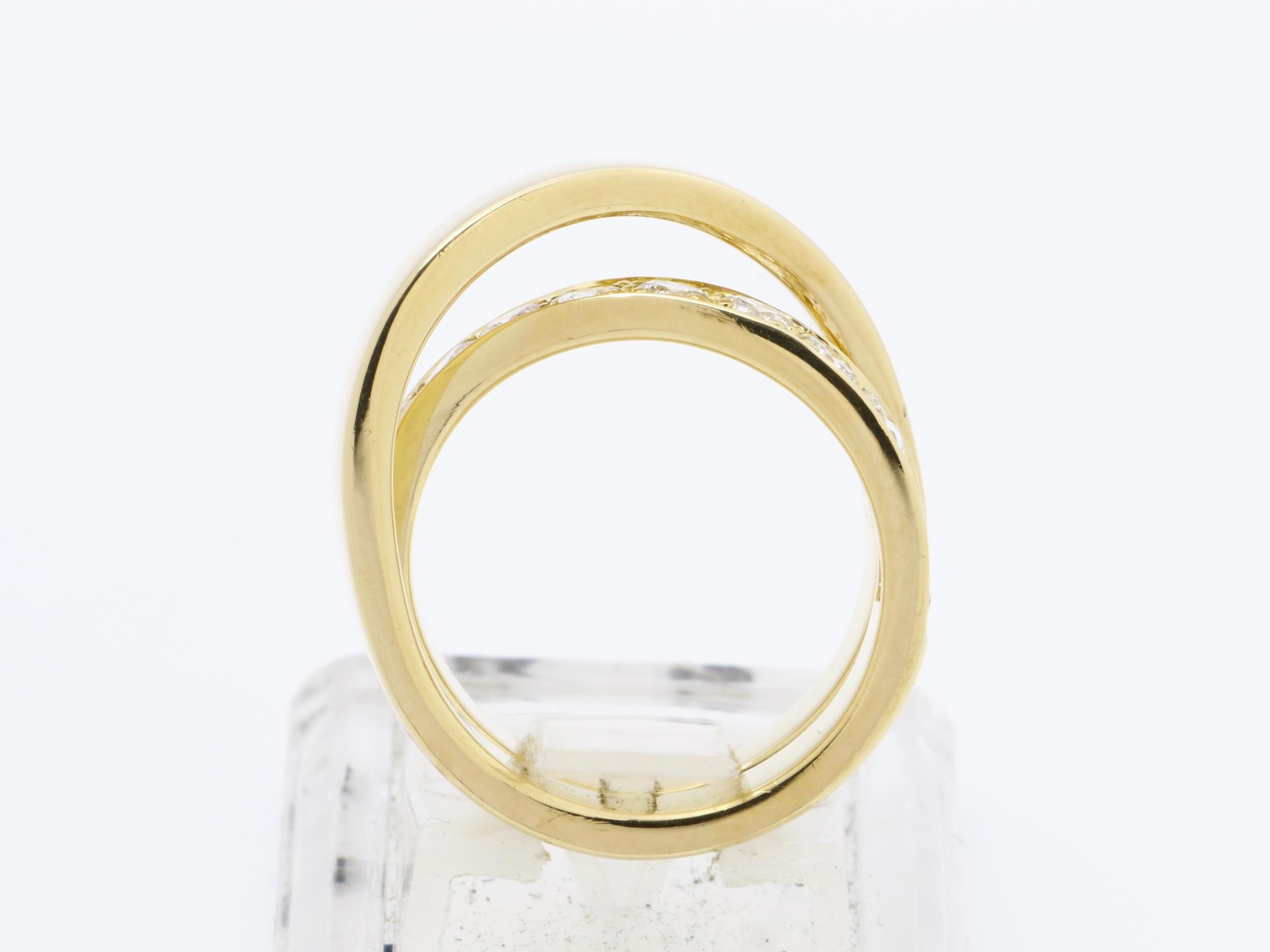 Esprit de Paris Diamond Ring, 49mm, 750 Yellow Gold, 12.2g — view 5