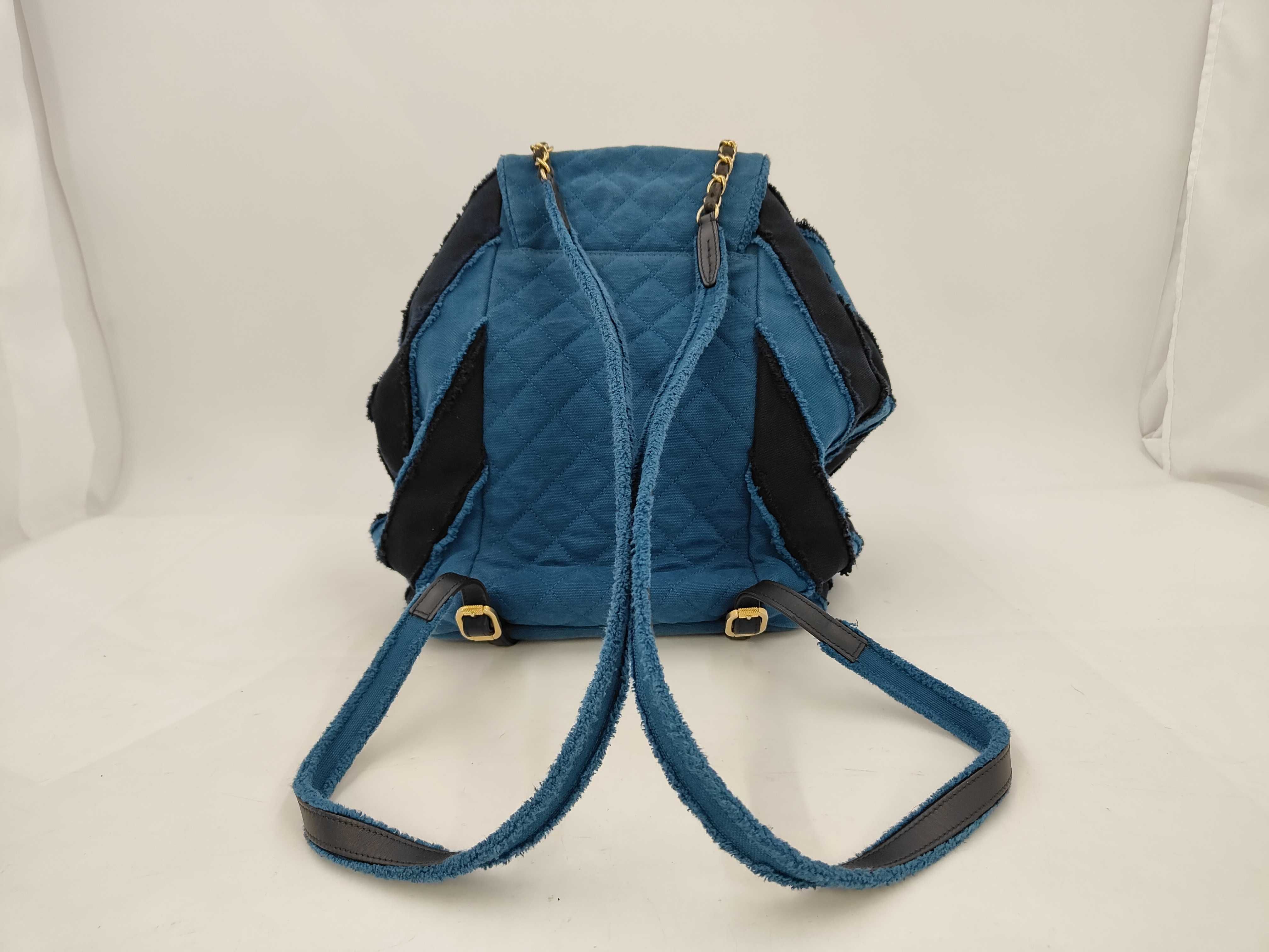 Backpack with V-stitch, Cotton — view 2