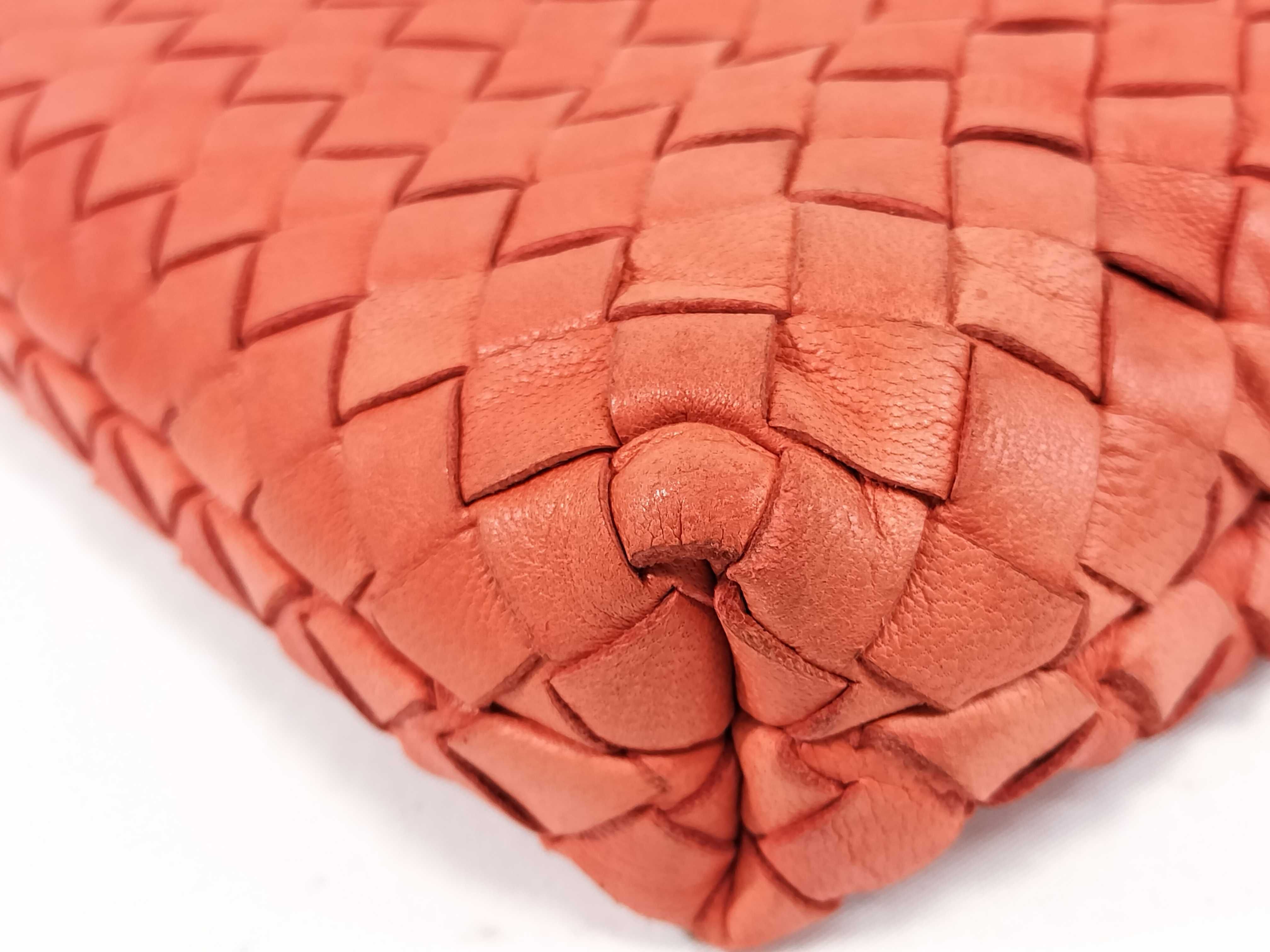Shoulder Bag Intrecciato Drawstring Orange Shoulder Bag — view 6