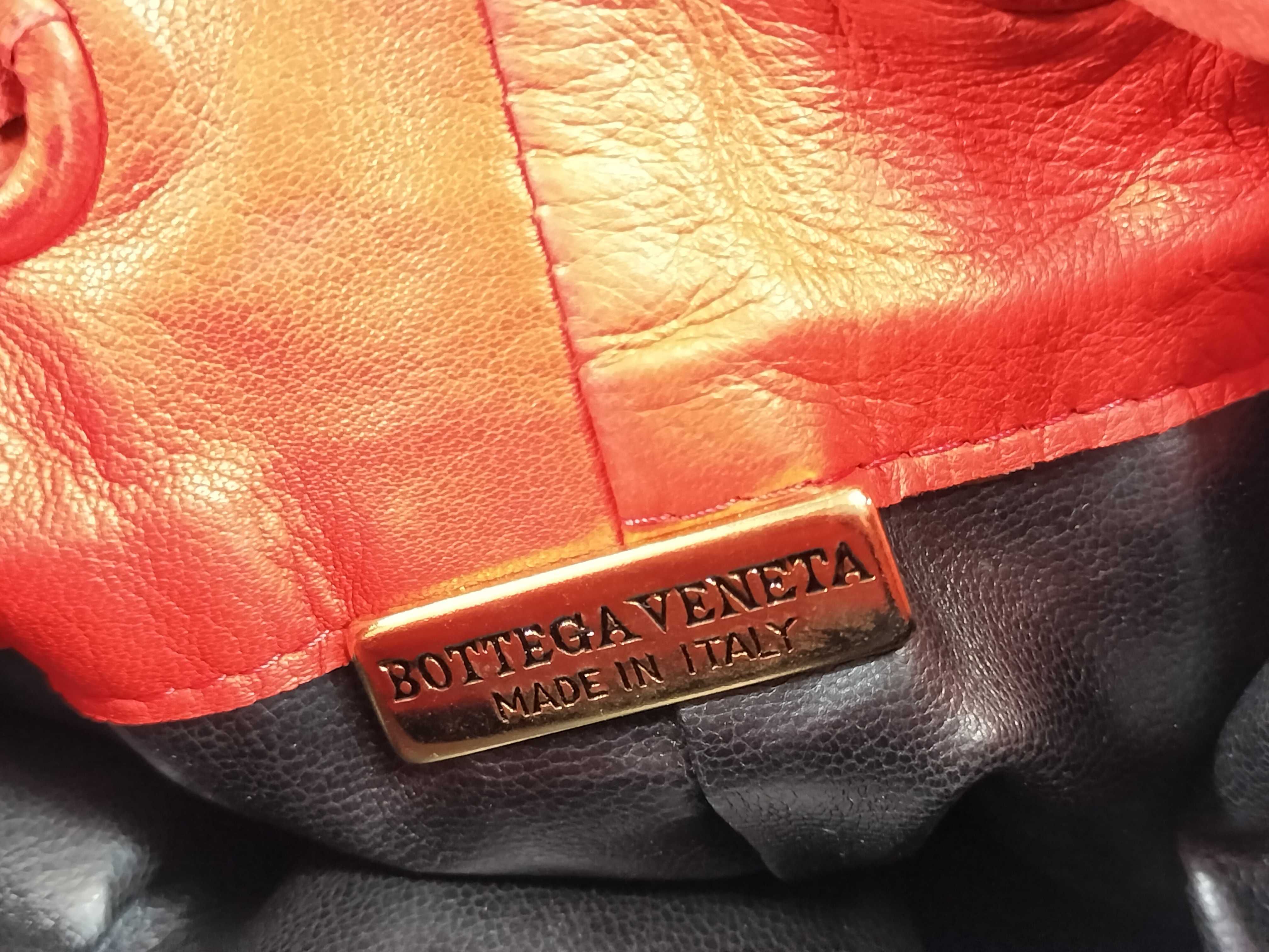 Shoulder Bag Intrecciato Drawstring Orange Shoulder Bag — view 10