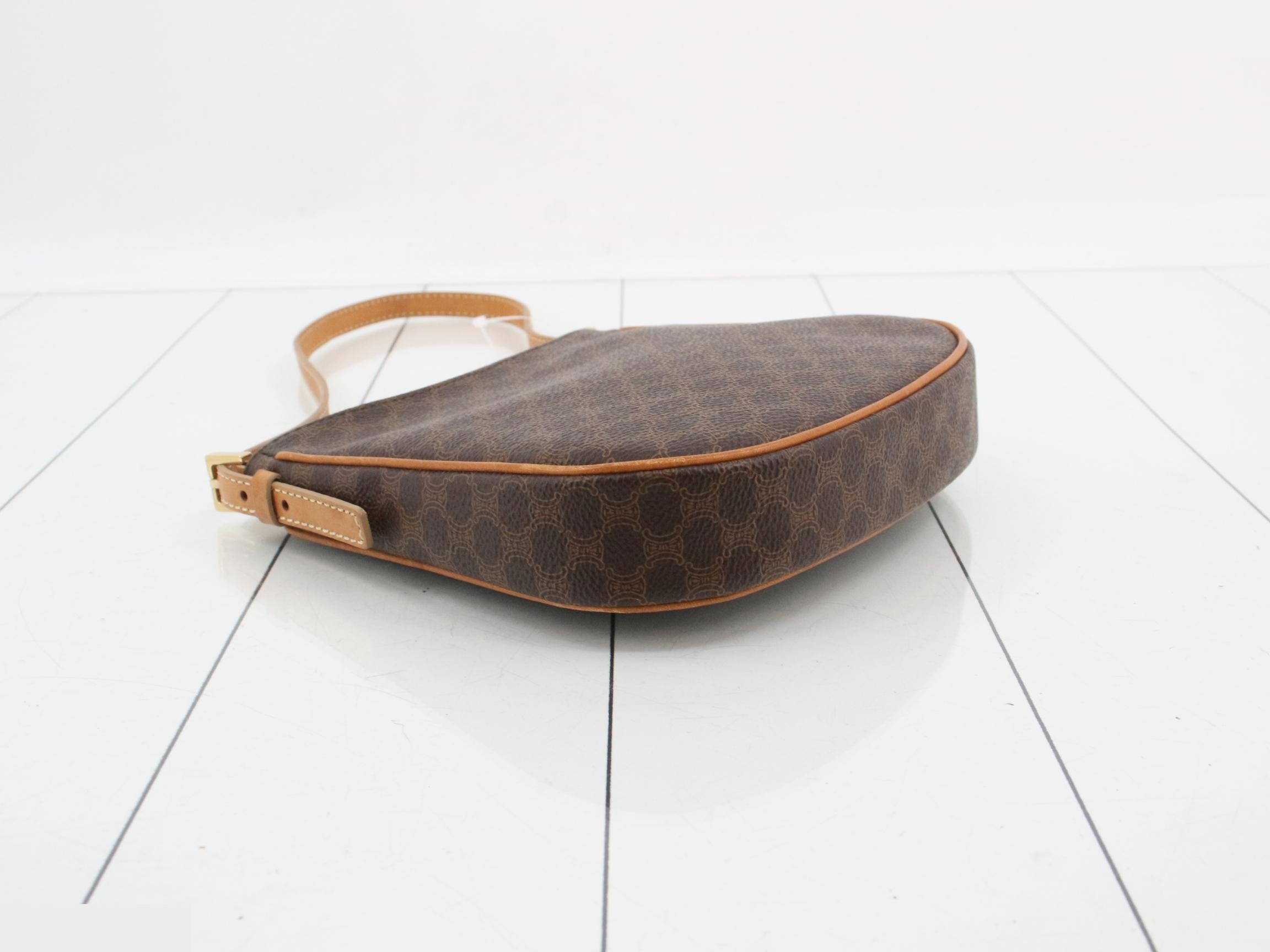 Macadam Mini Hobo Bag, PVC/Calf Leather, Brown, 18 x 15 x 4 cm — view 5