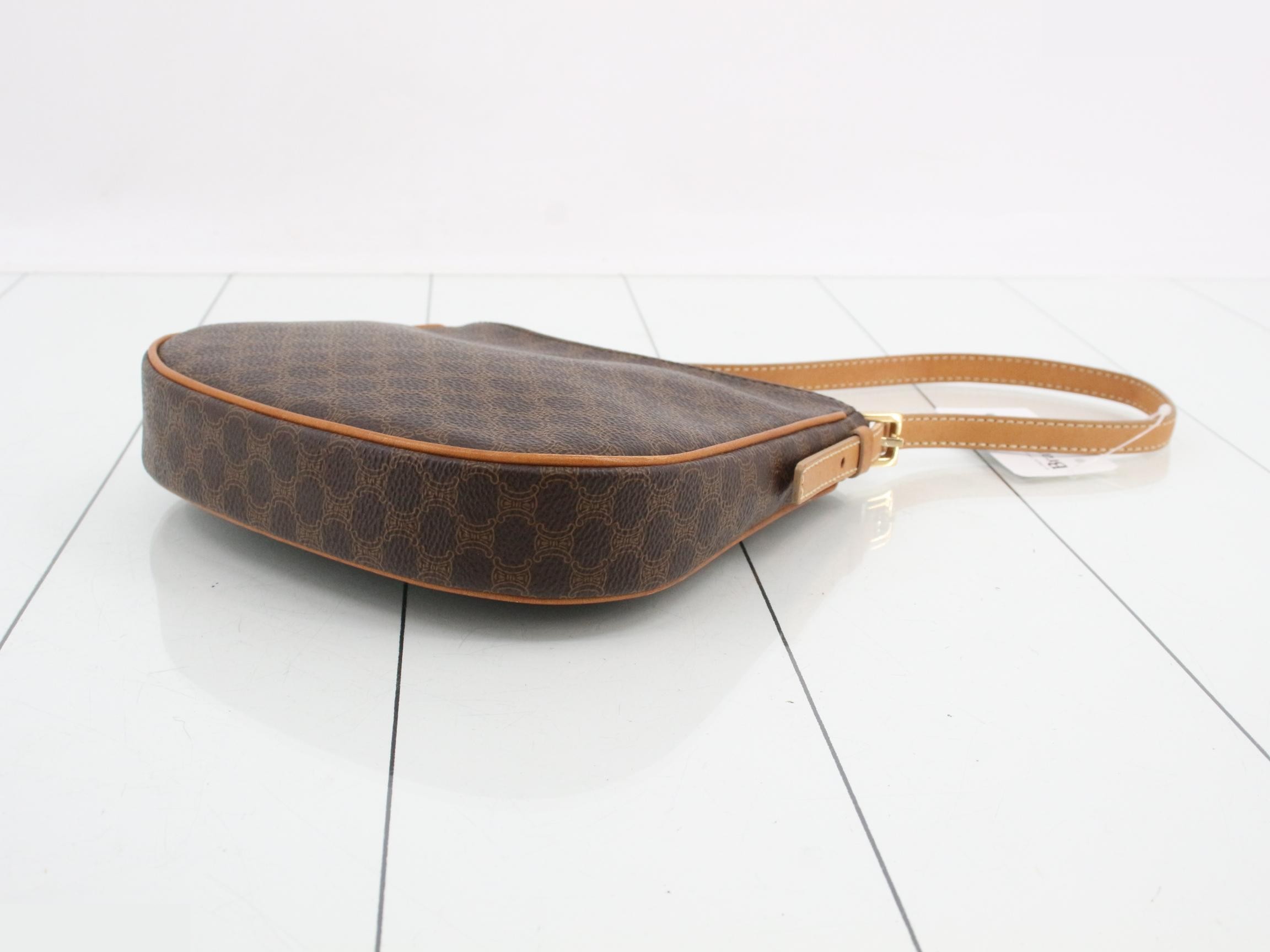 Macadam Mini Hobo Bag, PVC/Calf Leather, Brown, 18 x 15 x 4 cm — view 6