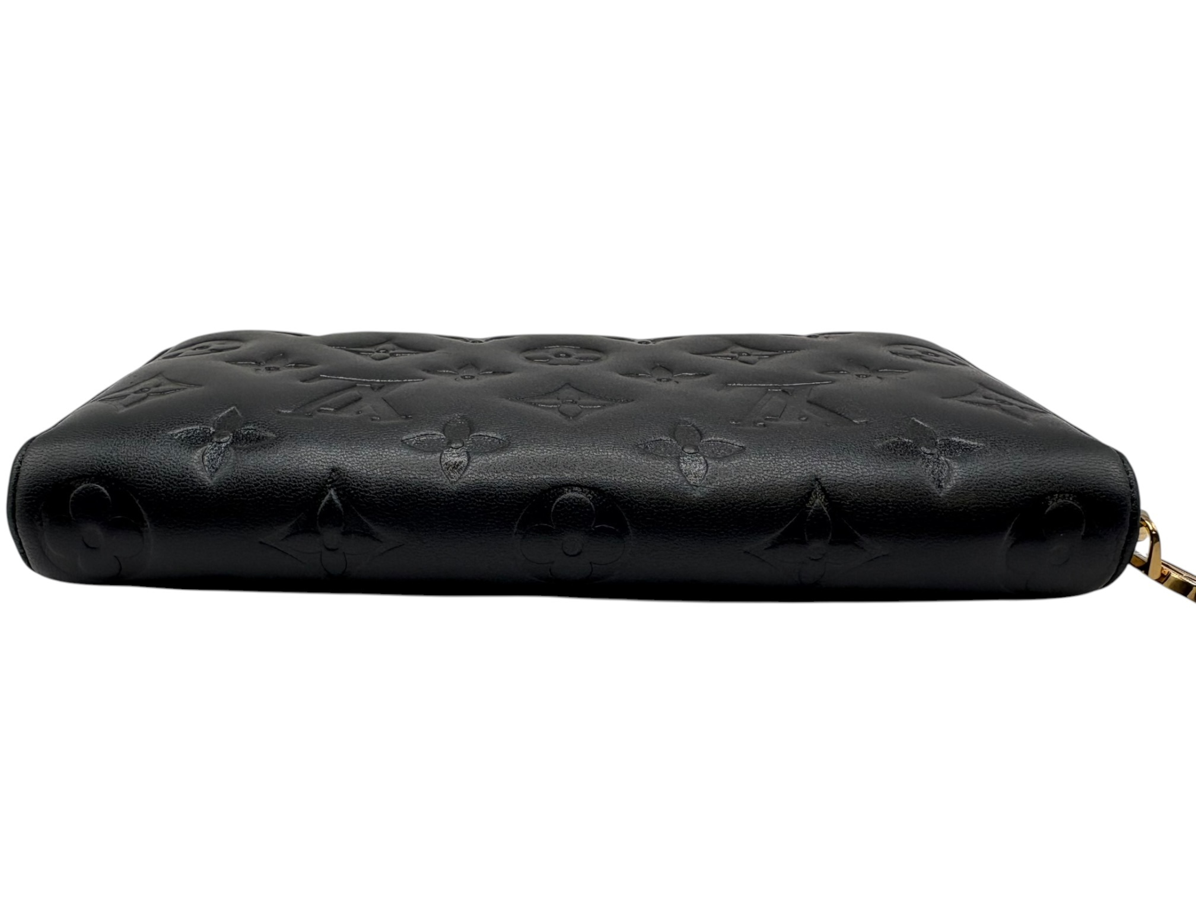 Monogram Embossed Zippy Wallet M81510 Noir Round Zip Wallet (RFID detected) — view 5