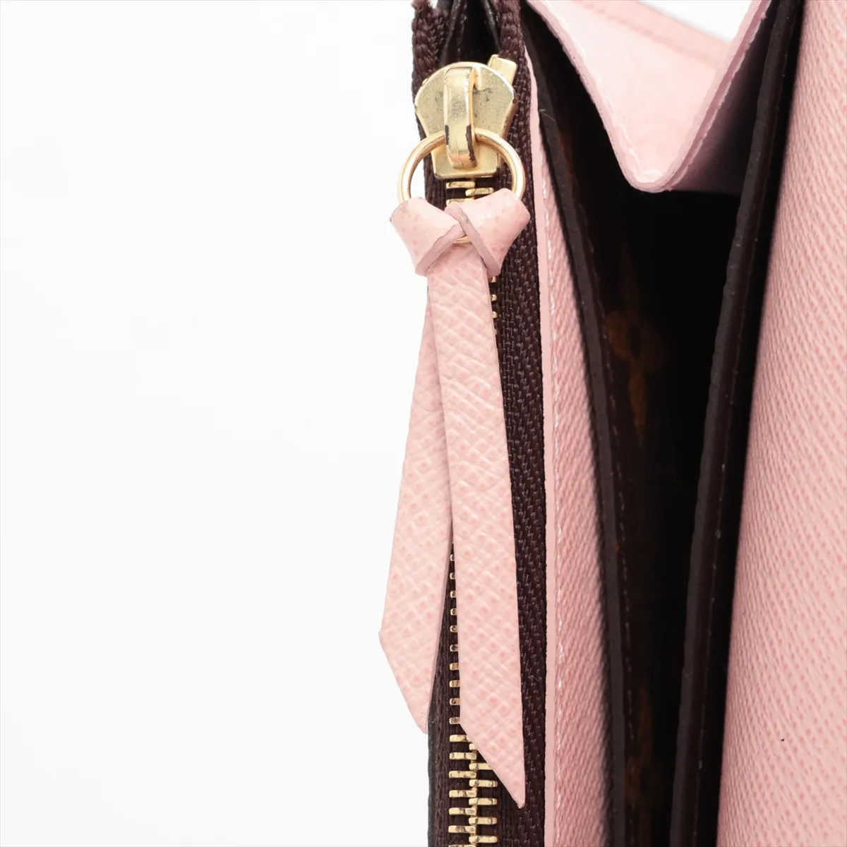 Monogram Portefeuille Emily M61289 Rose Ballerine Long Wallet — view 9