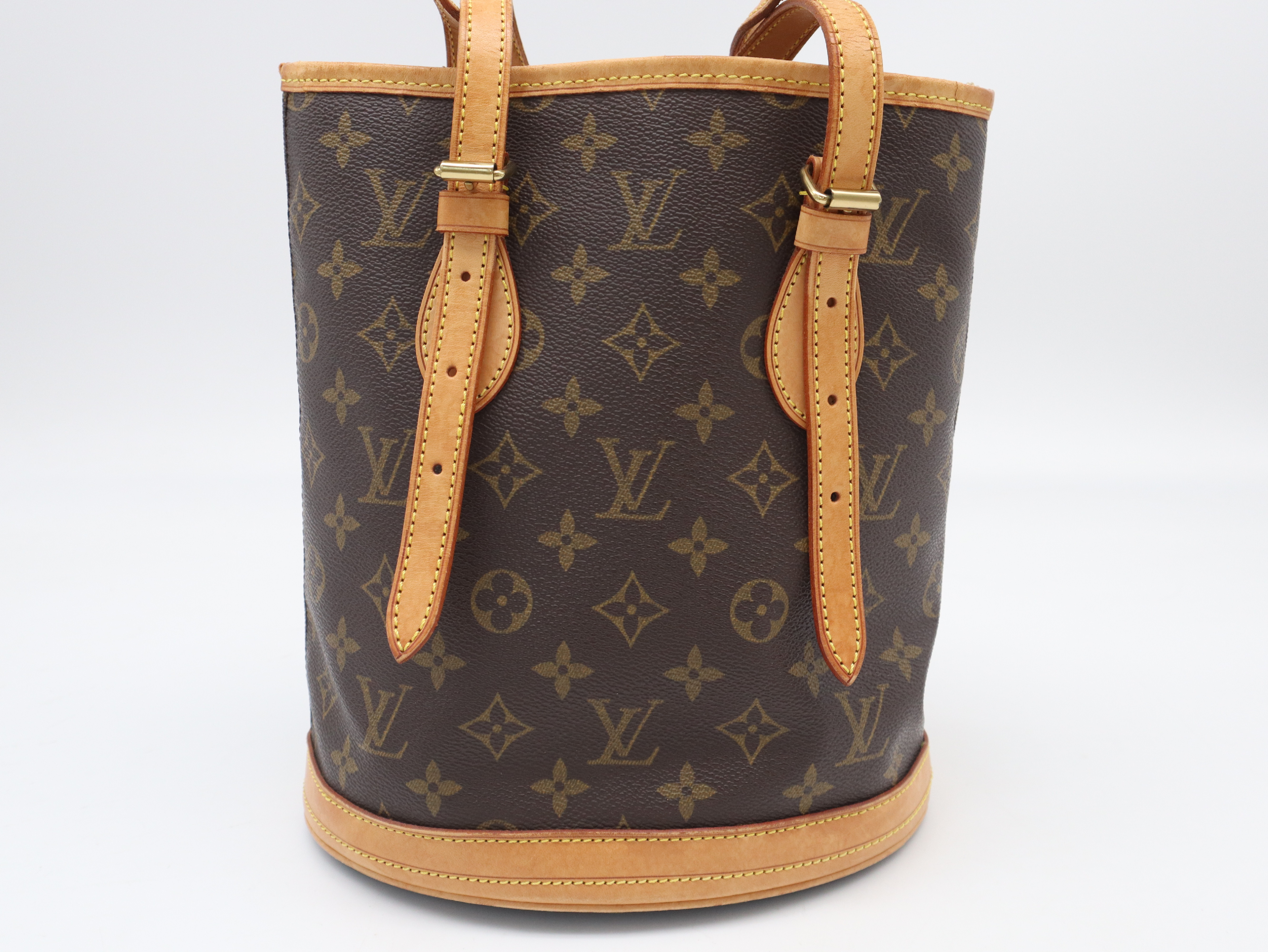 M42238 Monogram Bucket PM Tote Bag with Pouch — view 2