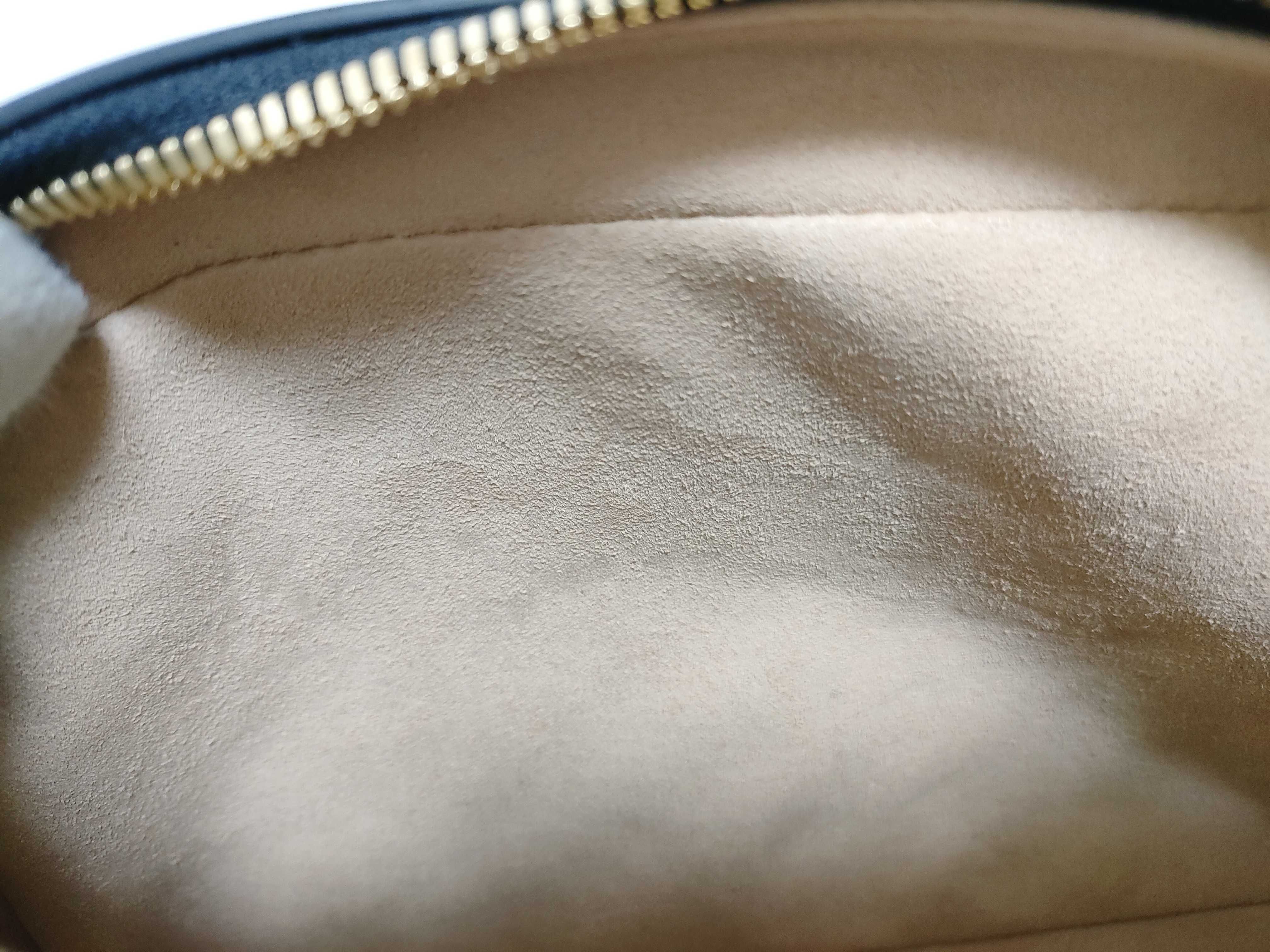 GG Canvas Gucci GG Marmont Leather x Canvas Chain Shoulder Bag Black 447632 Shoulder Bag — view 13