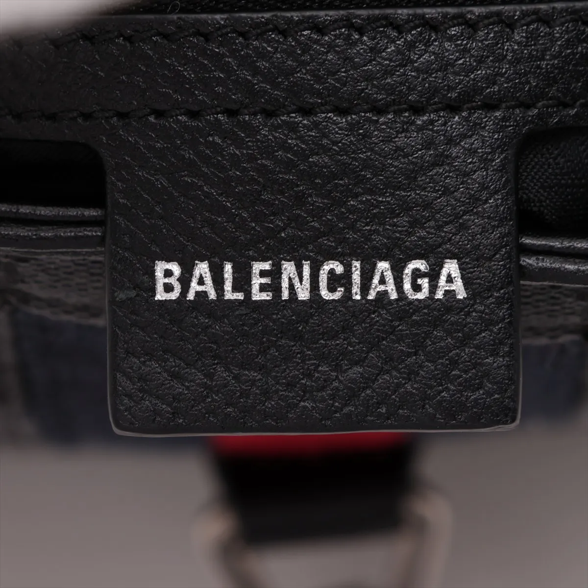 x Balenciaga Jackie Canvas x Leather Shoulder Bag, Black — view 11