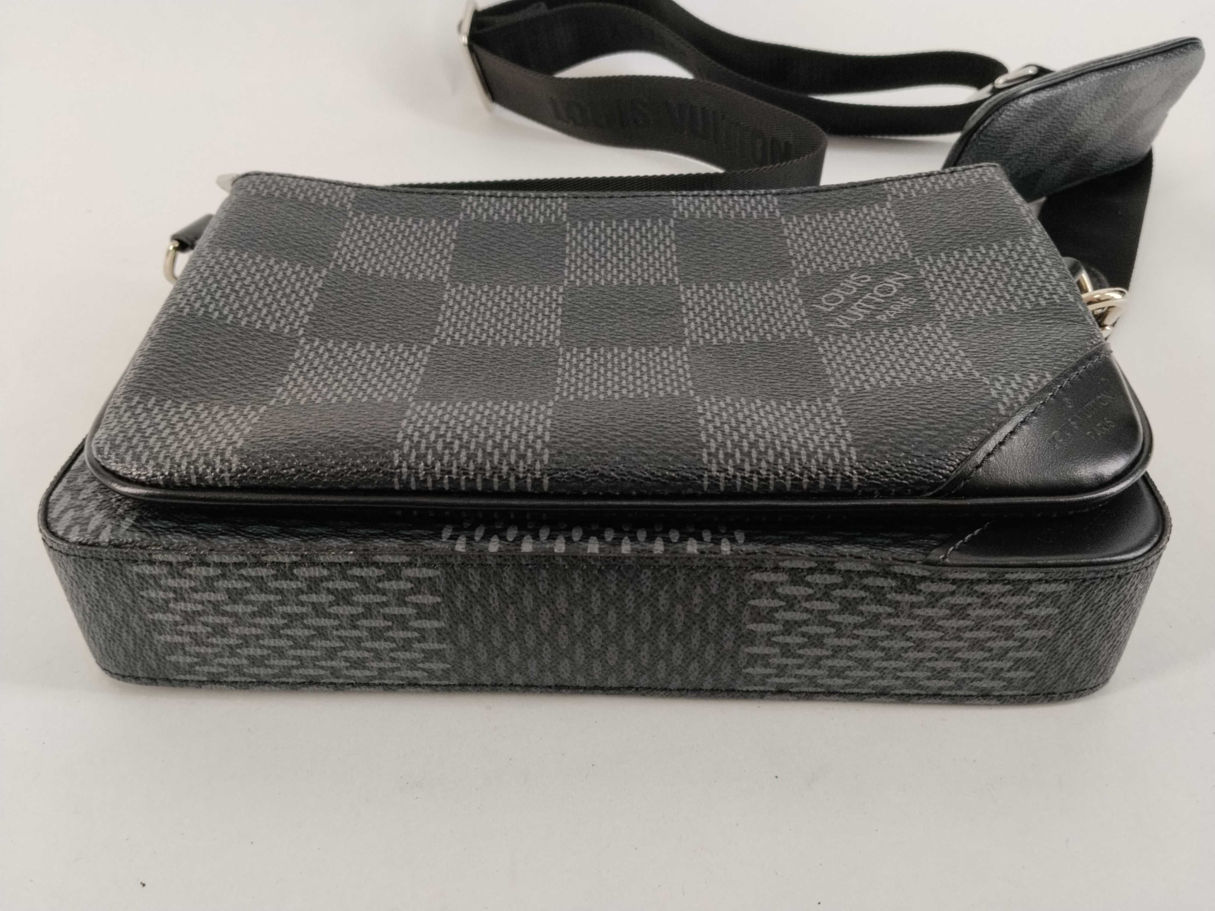 Damier Graphite N50017 Damier Graphite 3D Trio Messenger Shoulder Bag — view 7