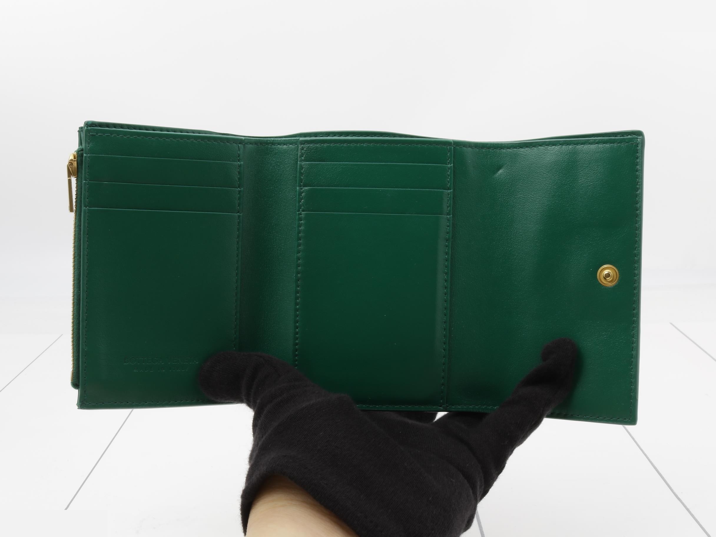 Maxi Intrecciato Compact Wallet — view 5