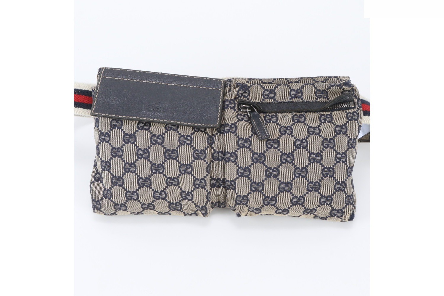 GG Canvas 28566 Leather Body Bag — view 2