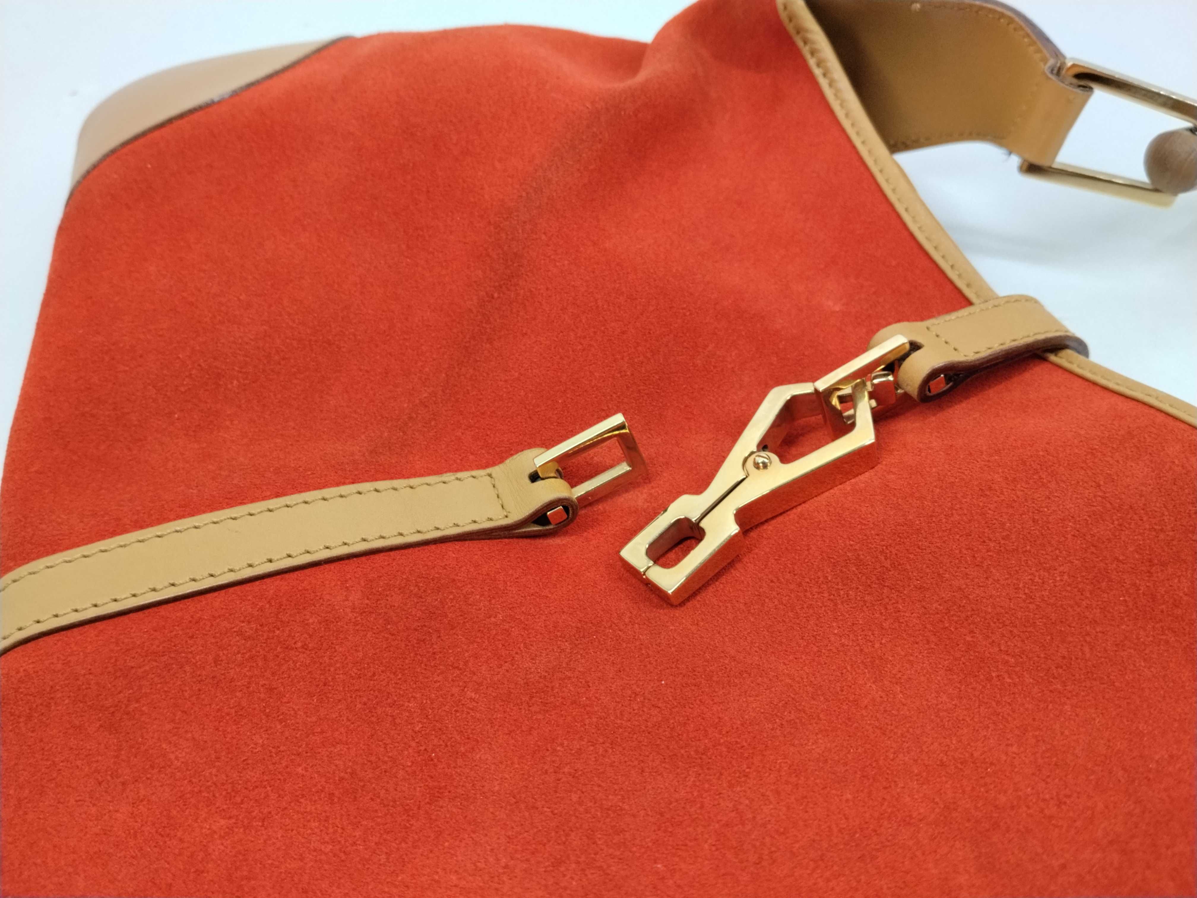 Jackie Bamboo Jackie Suede x Leather Shoulder Bag — view 8