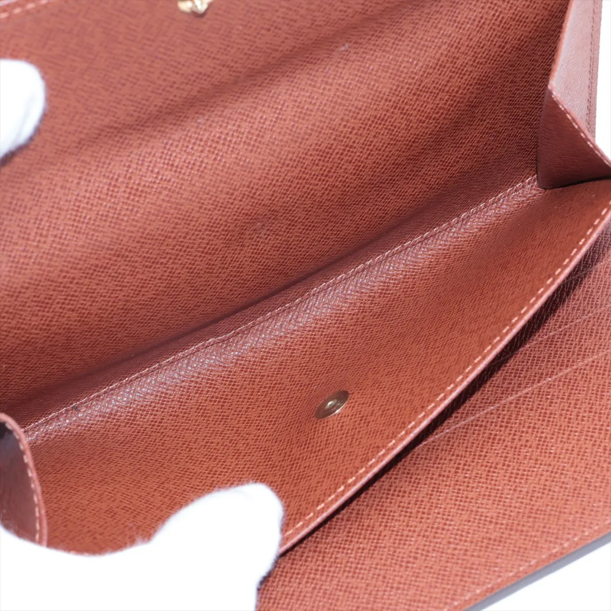 Monogram Porte Tresor International M61215 MB0080 Brown Long Wallet — view 7