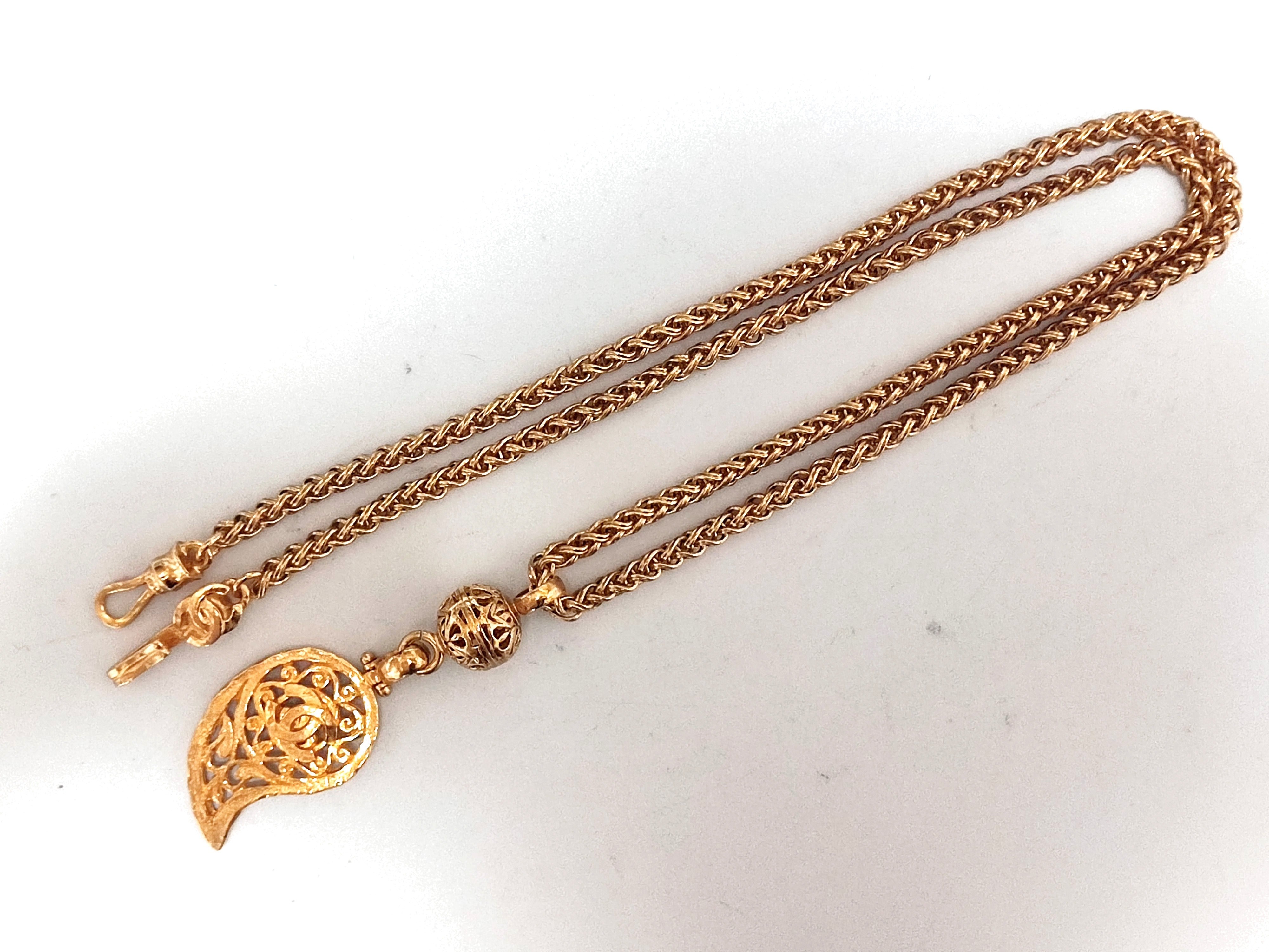 Coco Mark Magatama Ball Swing Necklace 95A, Chain approx. 80cm — view 5