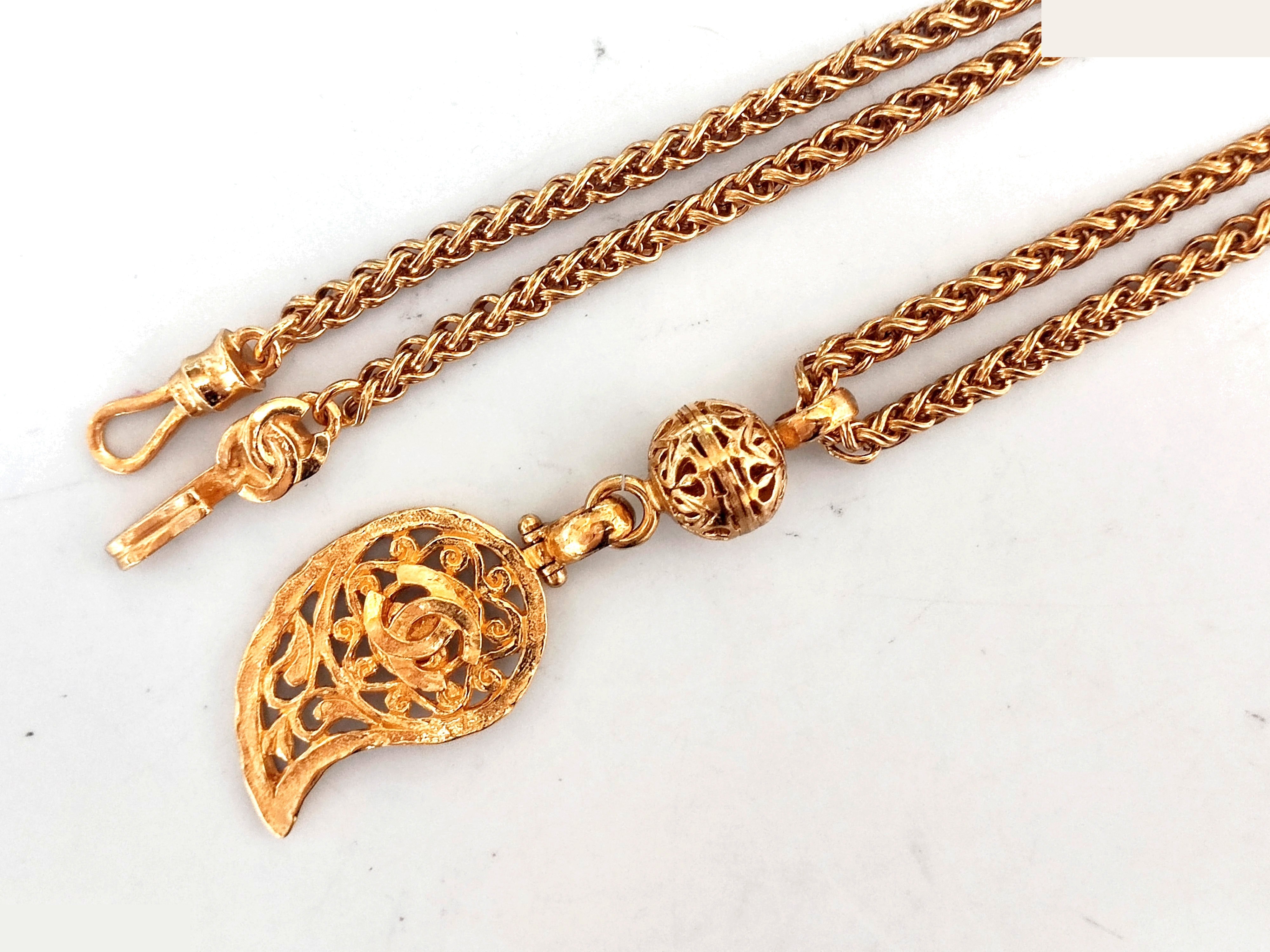 Coco Mark Magatama Ball Swing Necklace 95A, Chain approx. 80cm — view 6