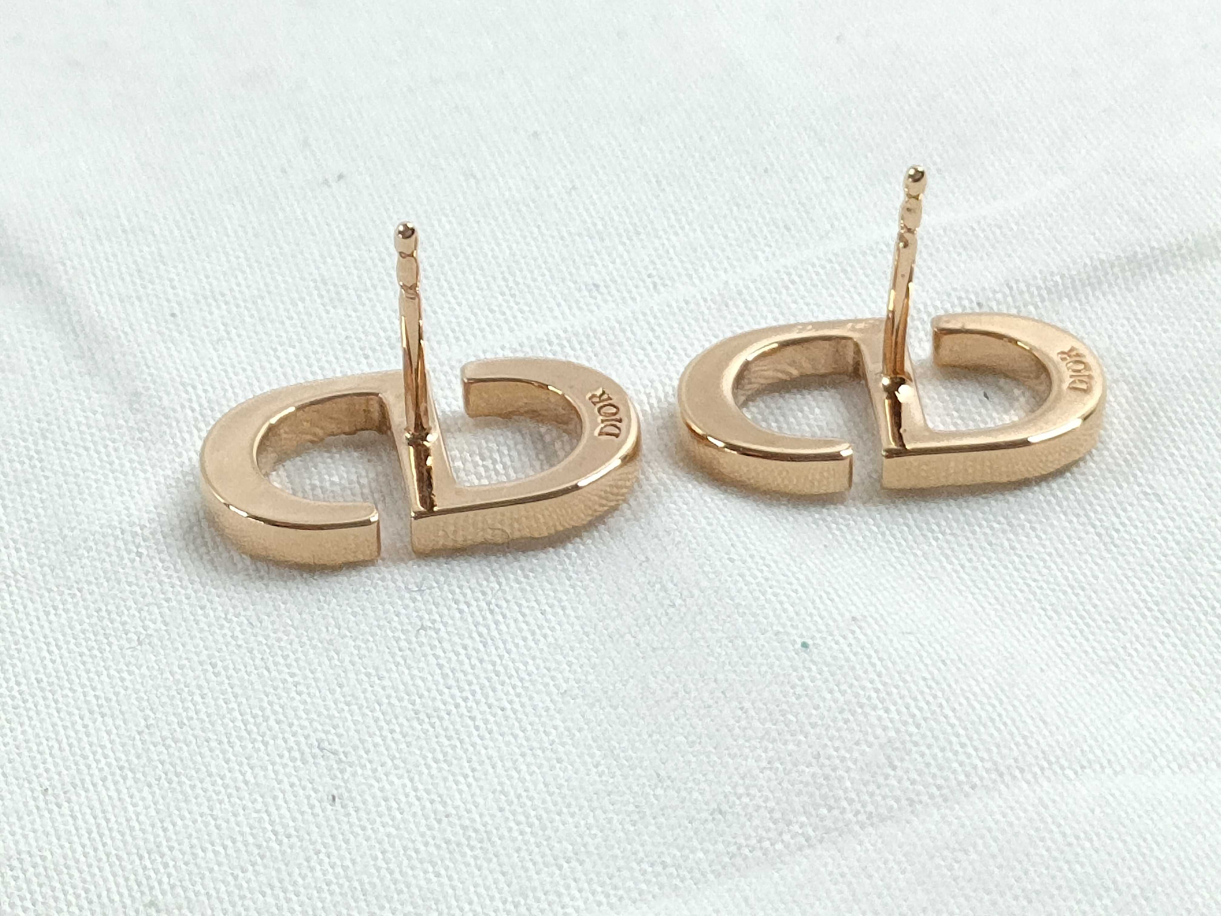 Petite CD Stud Earrings — view 3