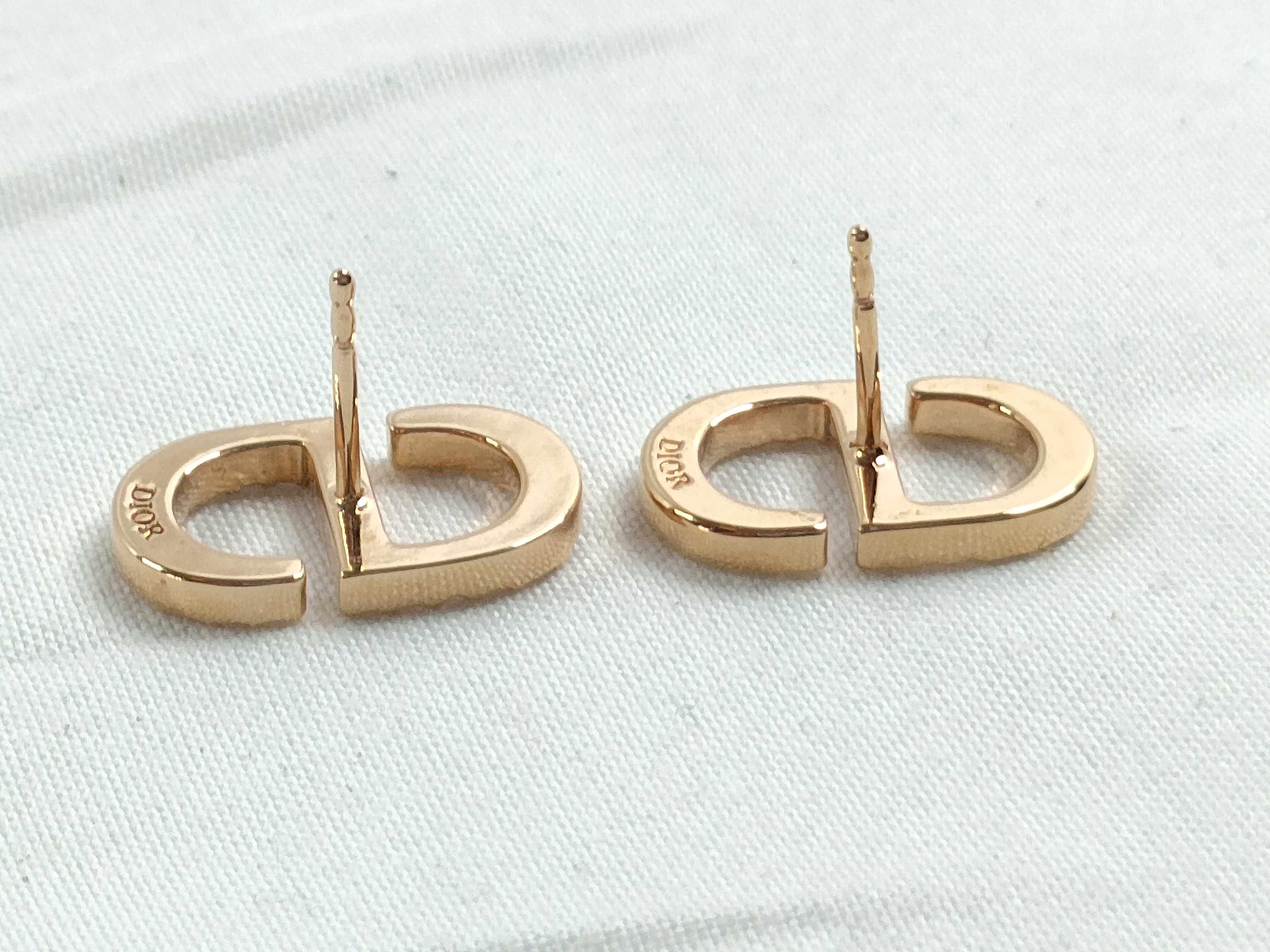 Petite CD Stud Earrings — view 5