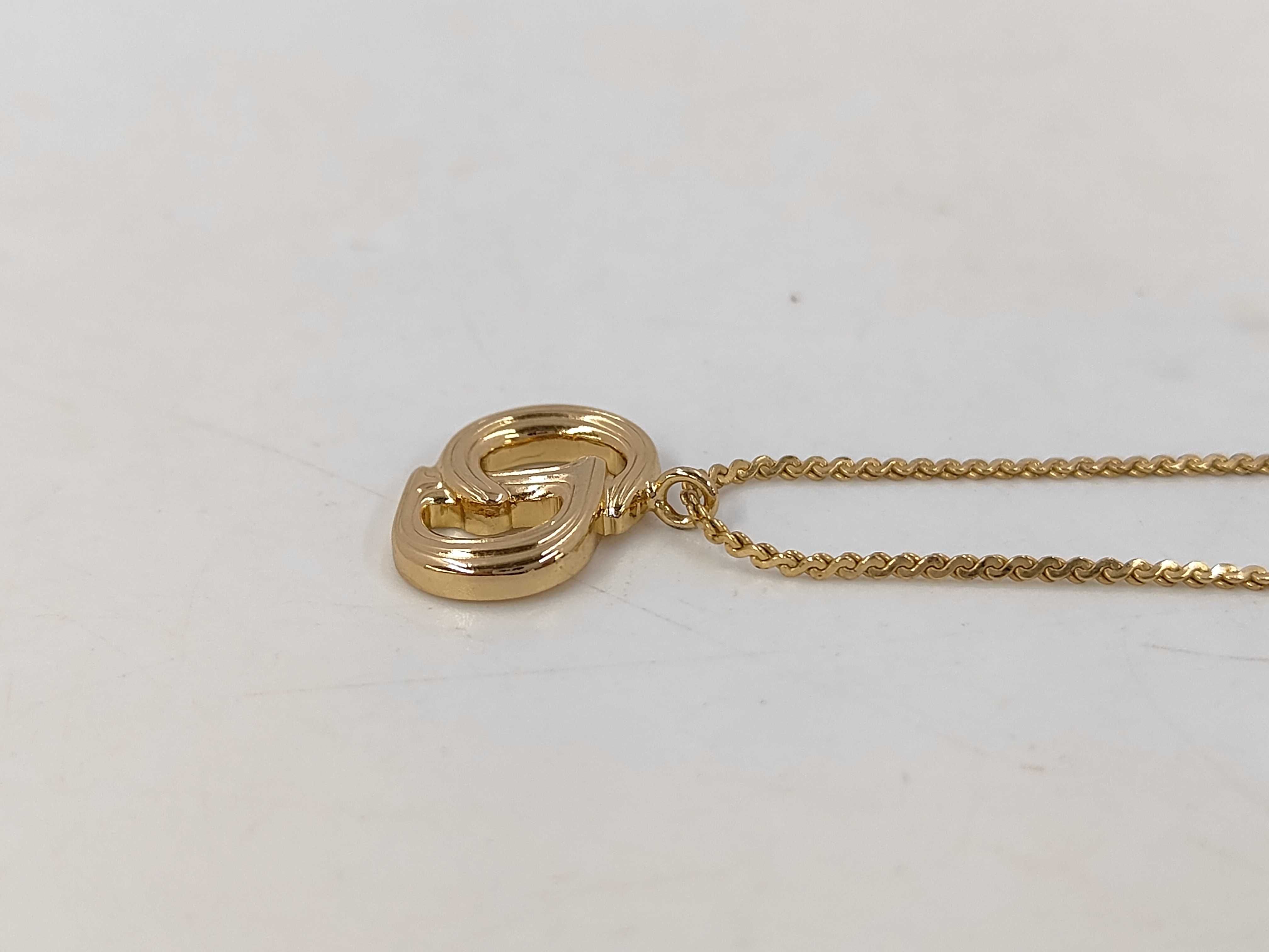 Logo Necklace, Gold Necklace — view 2