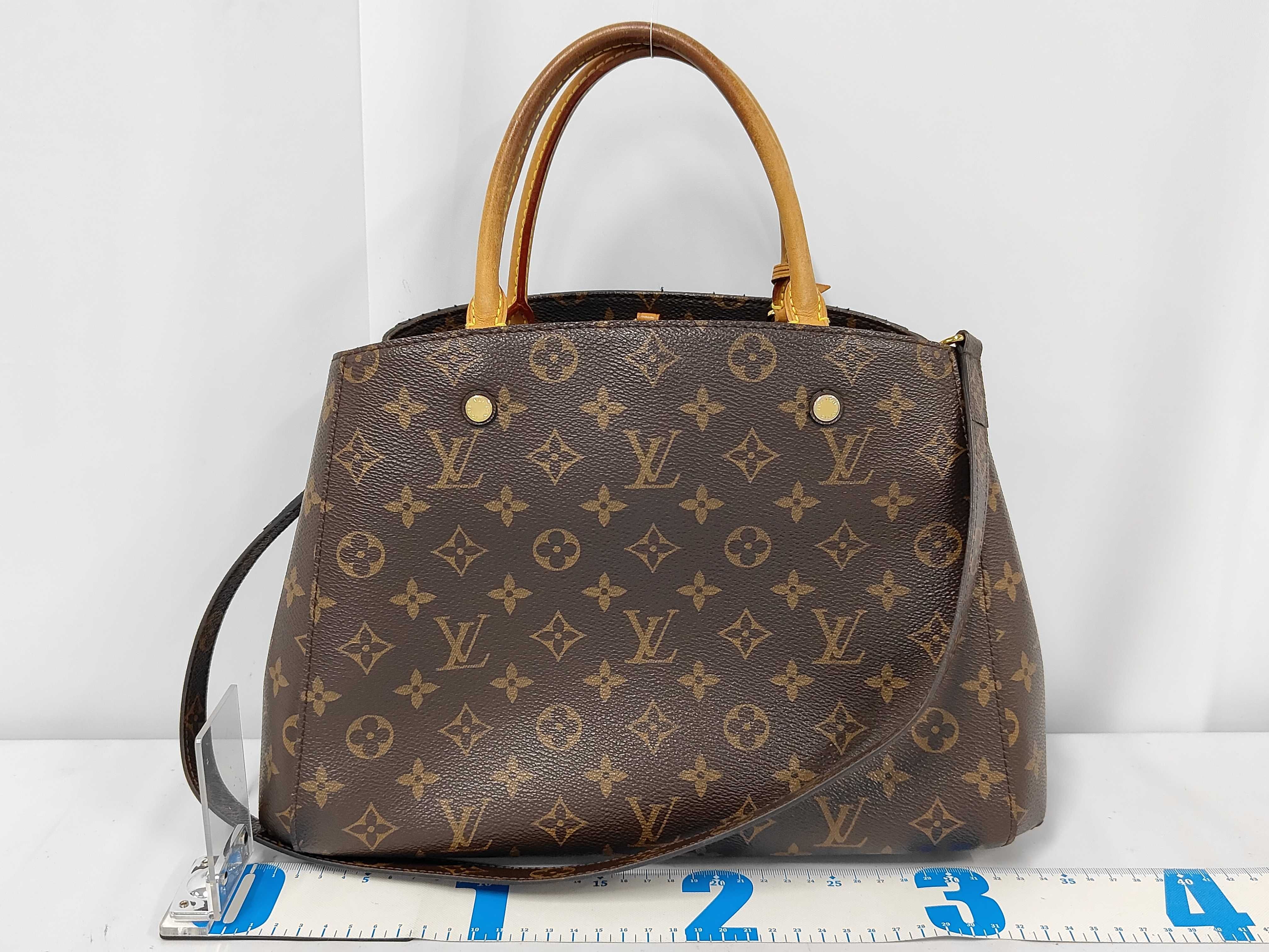 LV M41056 Monogram Montaigne MM 2-Way Bag Shoulder Bag — view 2