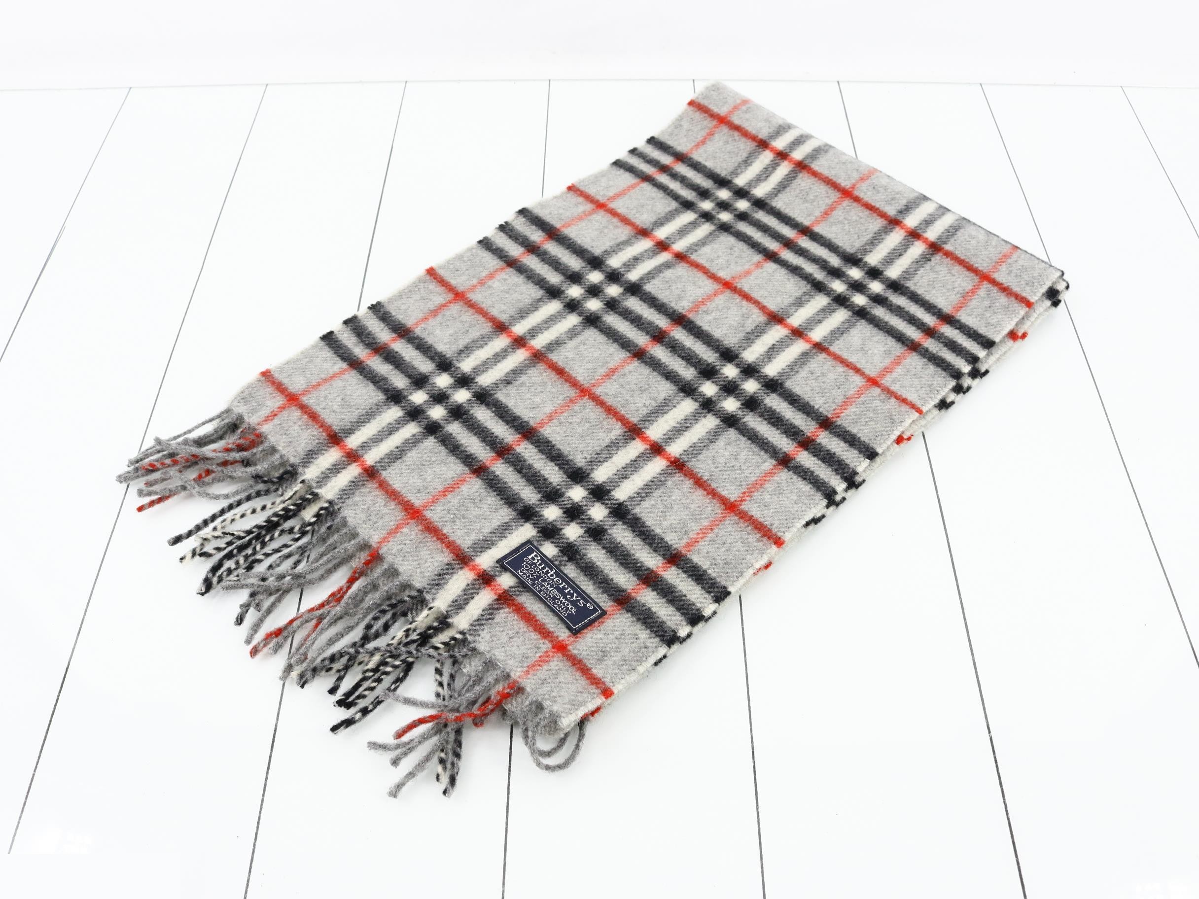 Nova Check Scarf, Gray
