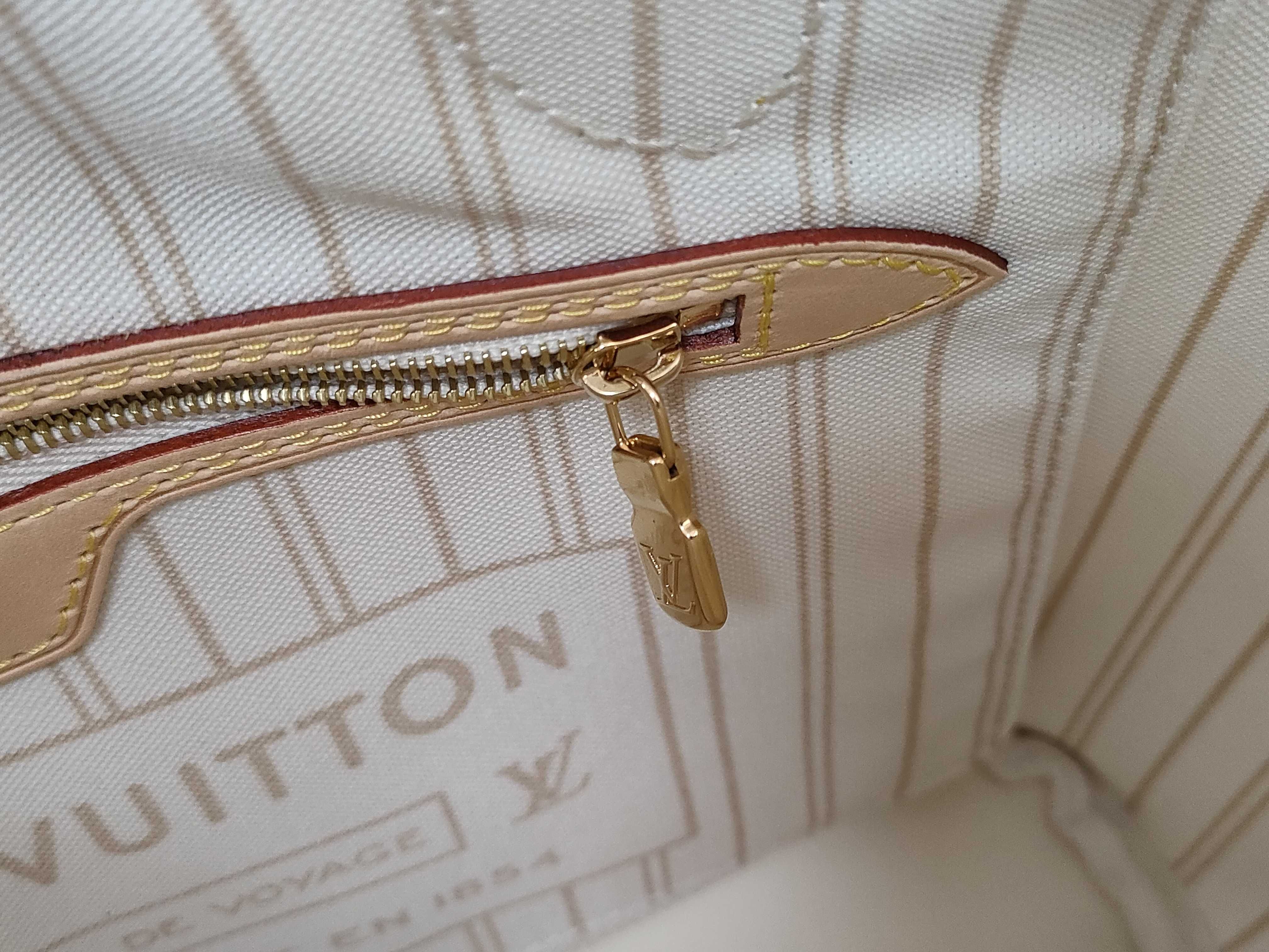 Damier Azur Neverfull PM Tote Bag N40605 — view 12