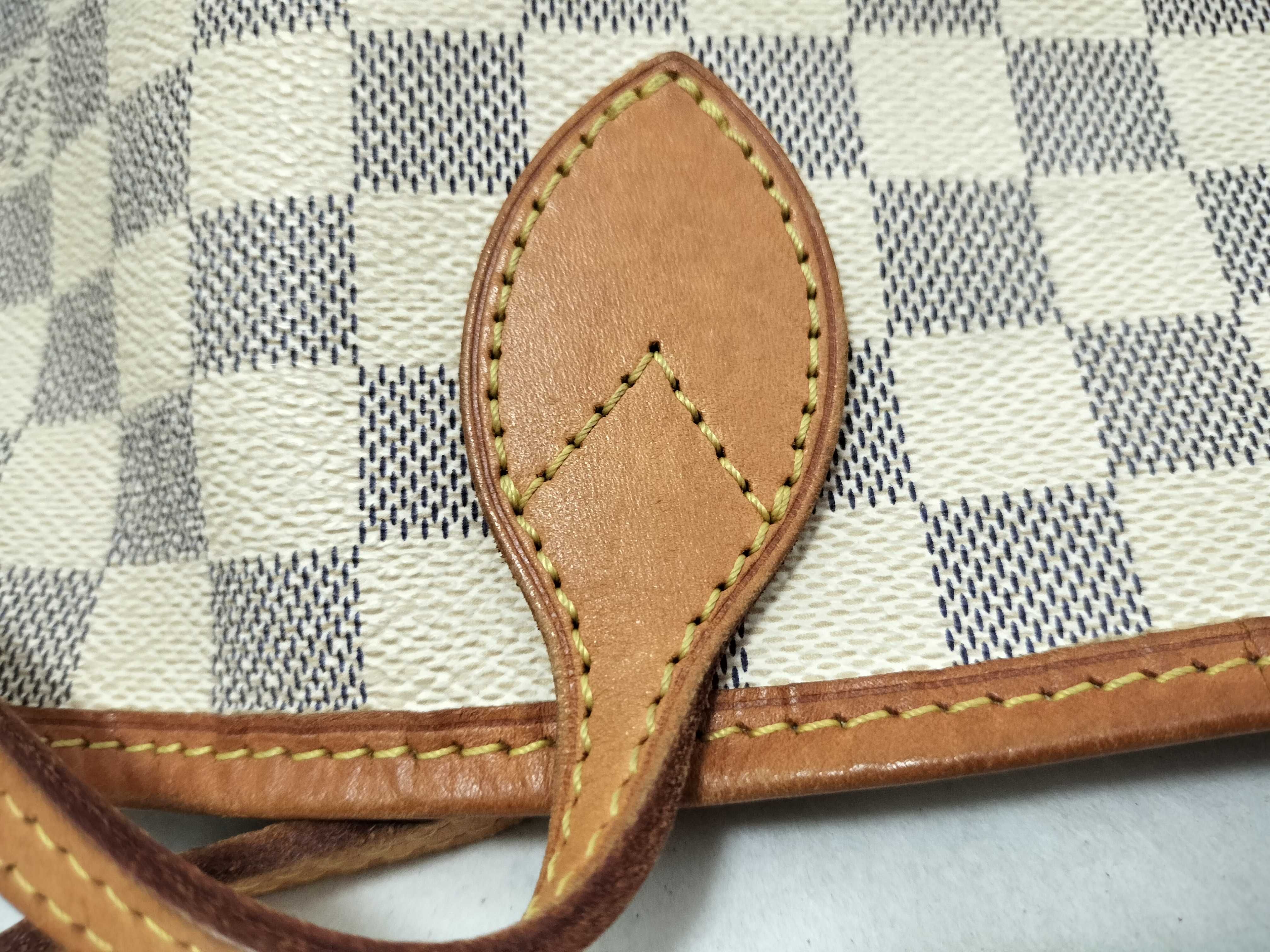Damier Azur Neverfull MM Tote Bag — view 14