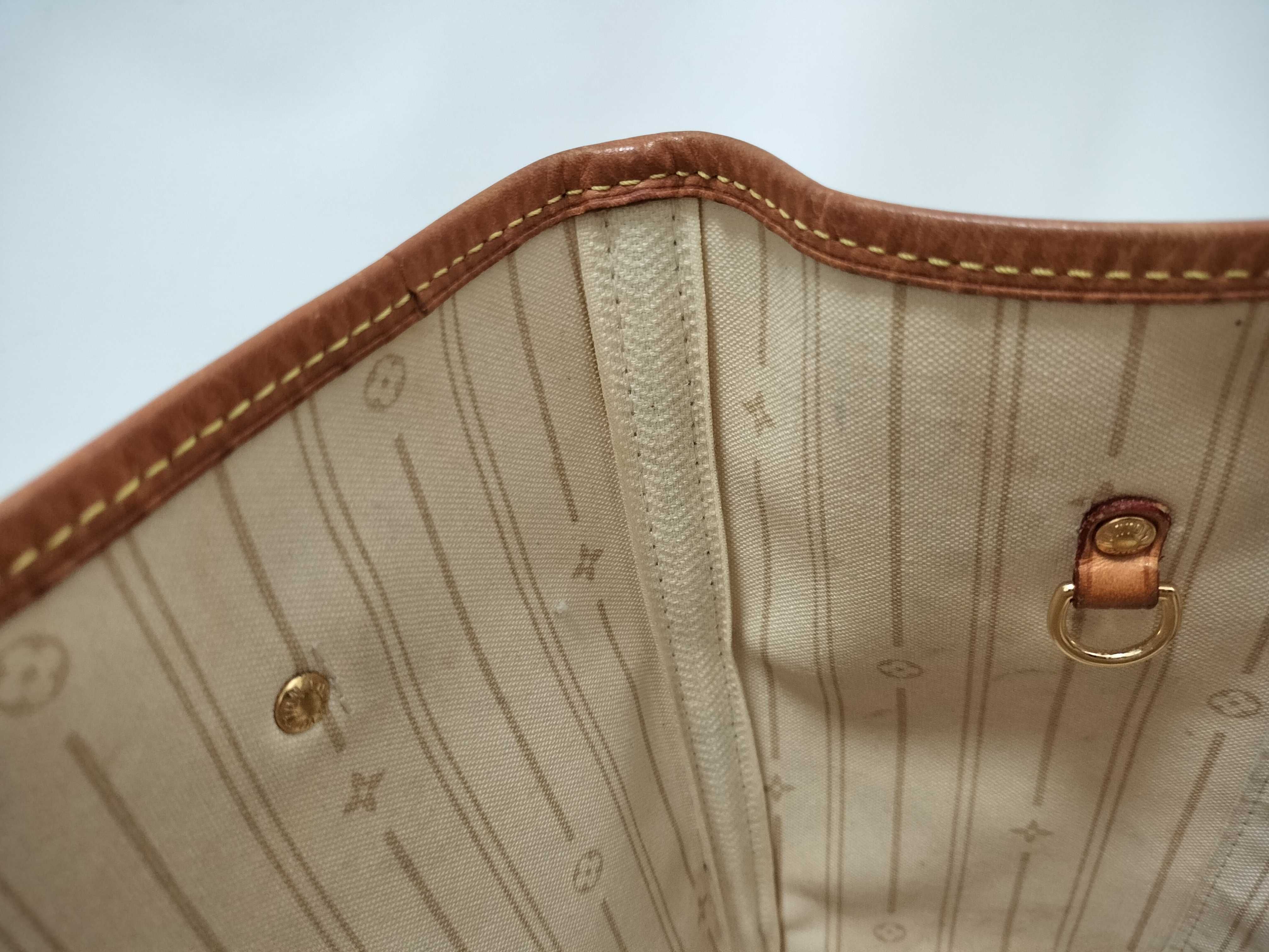 Damier Azur Neverfull MM Tote Bag — view 8