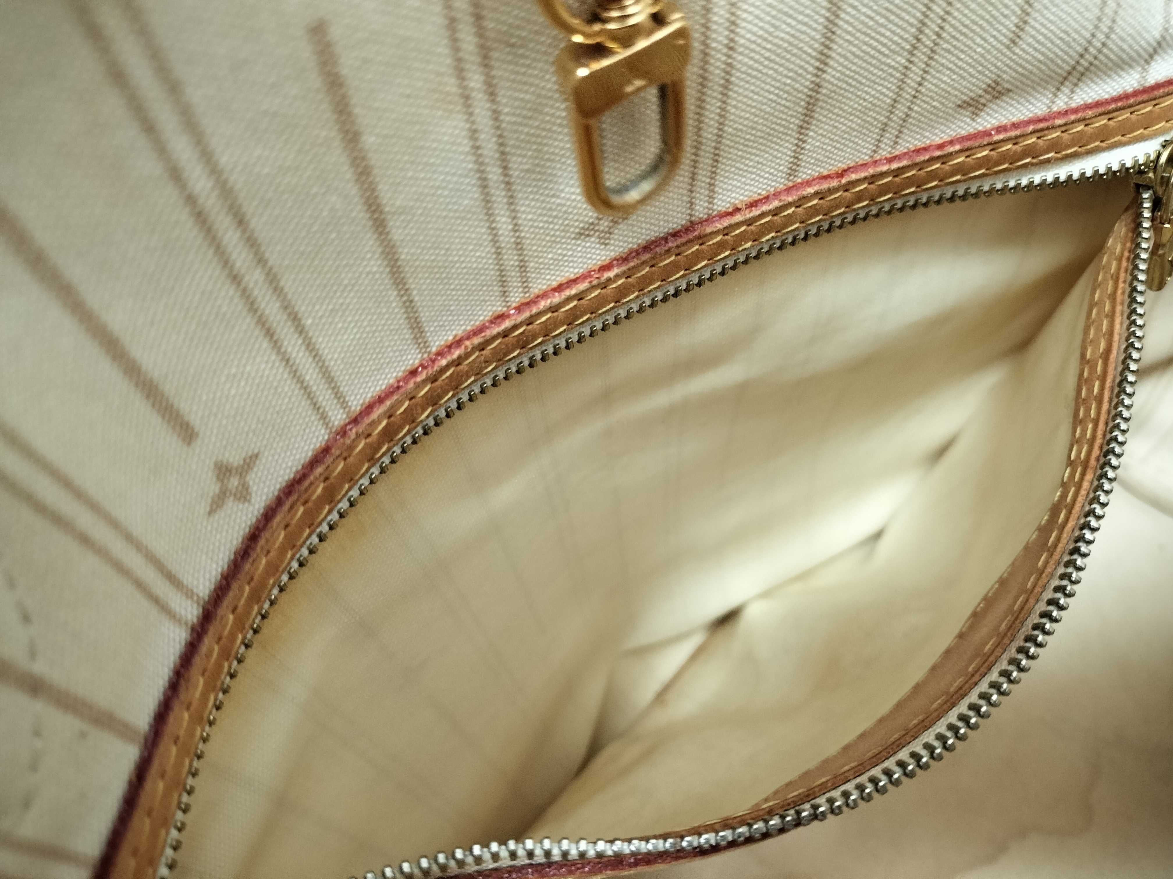 Damier Azur Neverfull MM Tote Bag — view 10