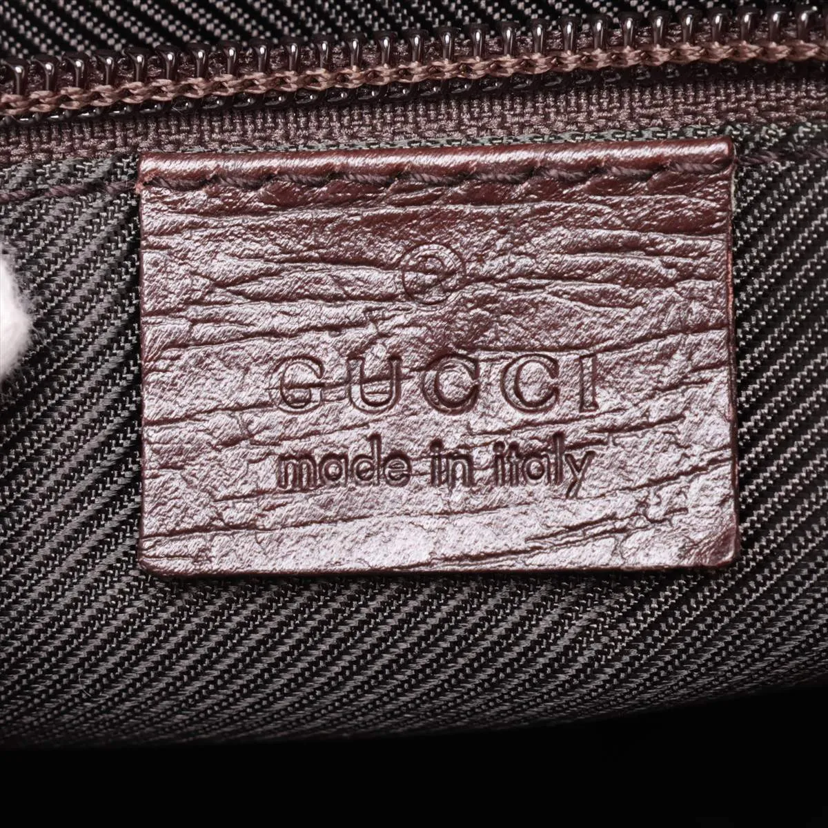 GG Supreme PVC x Leather Shoulder Bag, Beige x Brown, 122373 — view 8