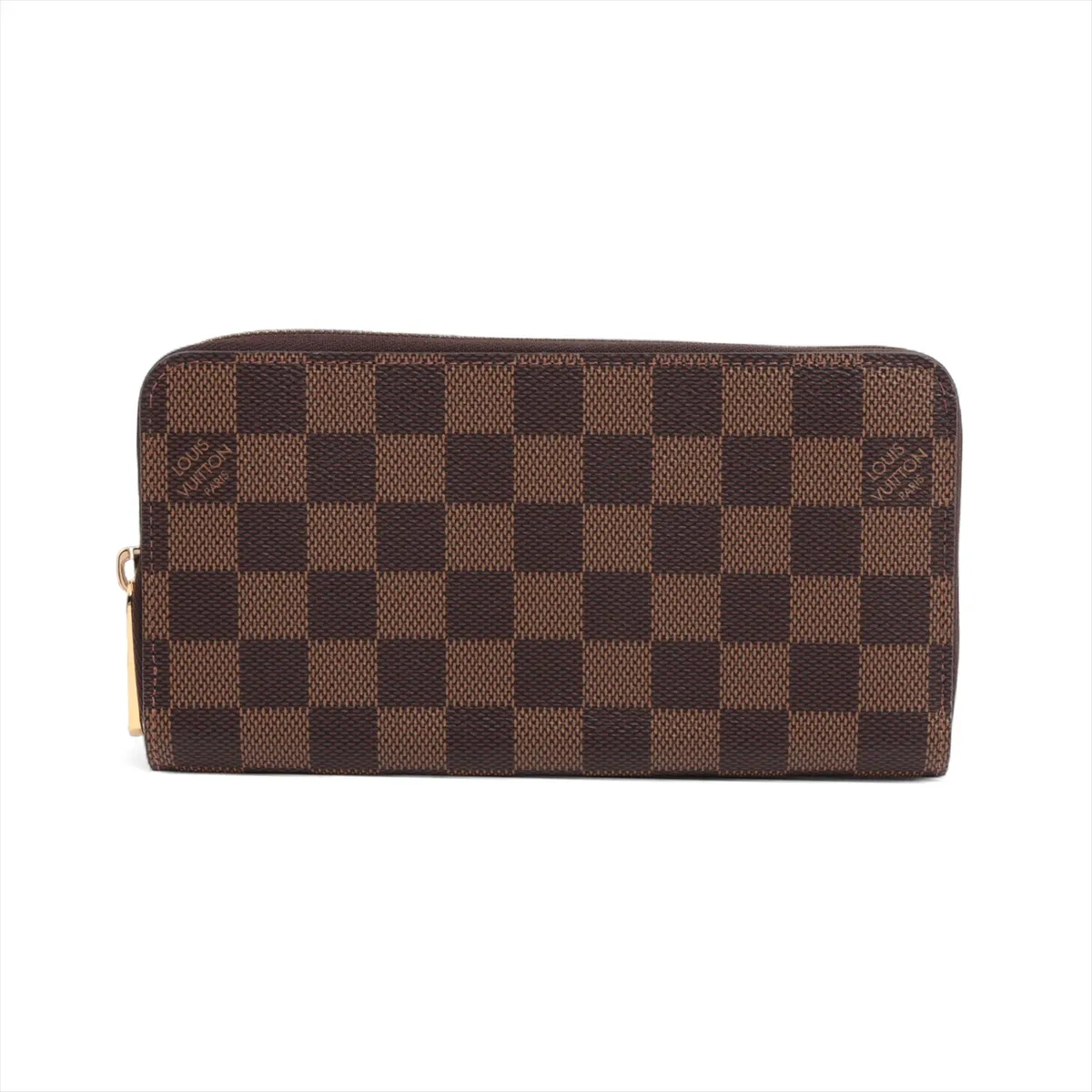 Damier Zippy Wallet N41661 Brown Round Zip Wallet RFID Reactive