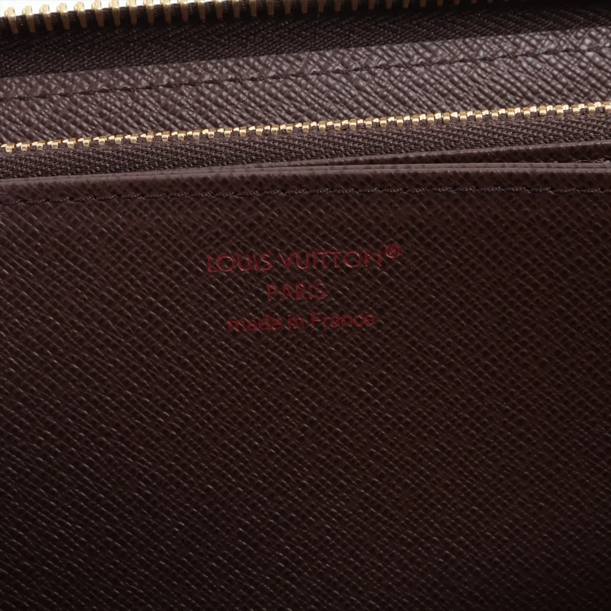 Damier Zippy Wallet N41661 Brown Round Zip Wallet RFID Reactive — view 11
