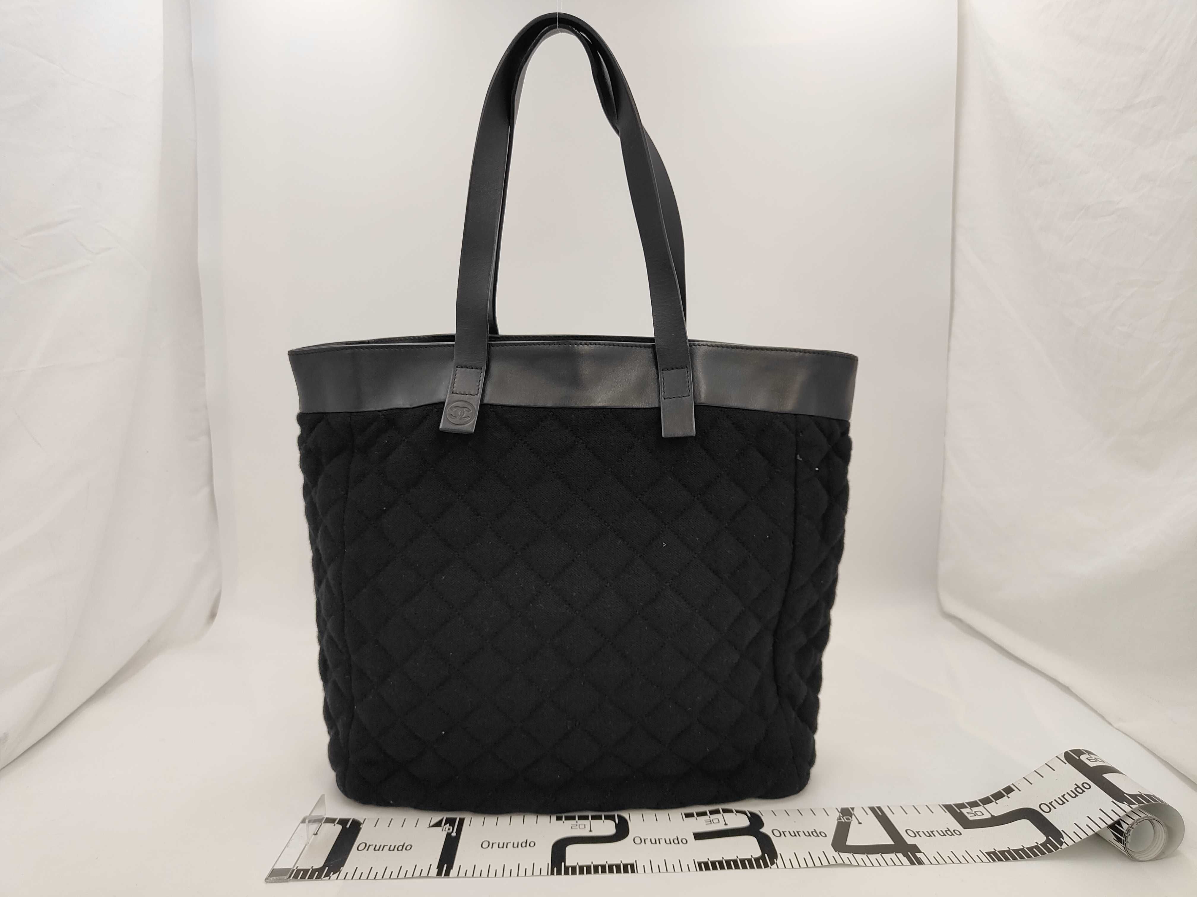 Coco Mark Tote Bag (Black Cotton) — view 2