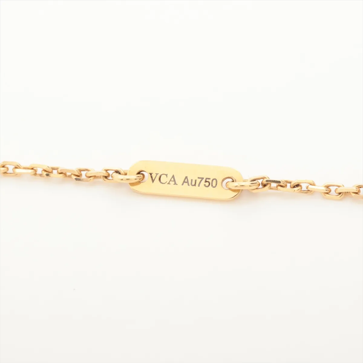 Sweet Alhambra Shell Necklace 750(YG) 2.9g JD829366 Shell — view 4