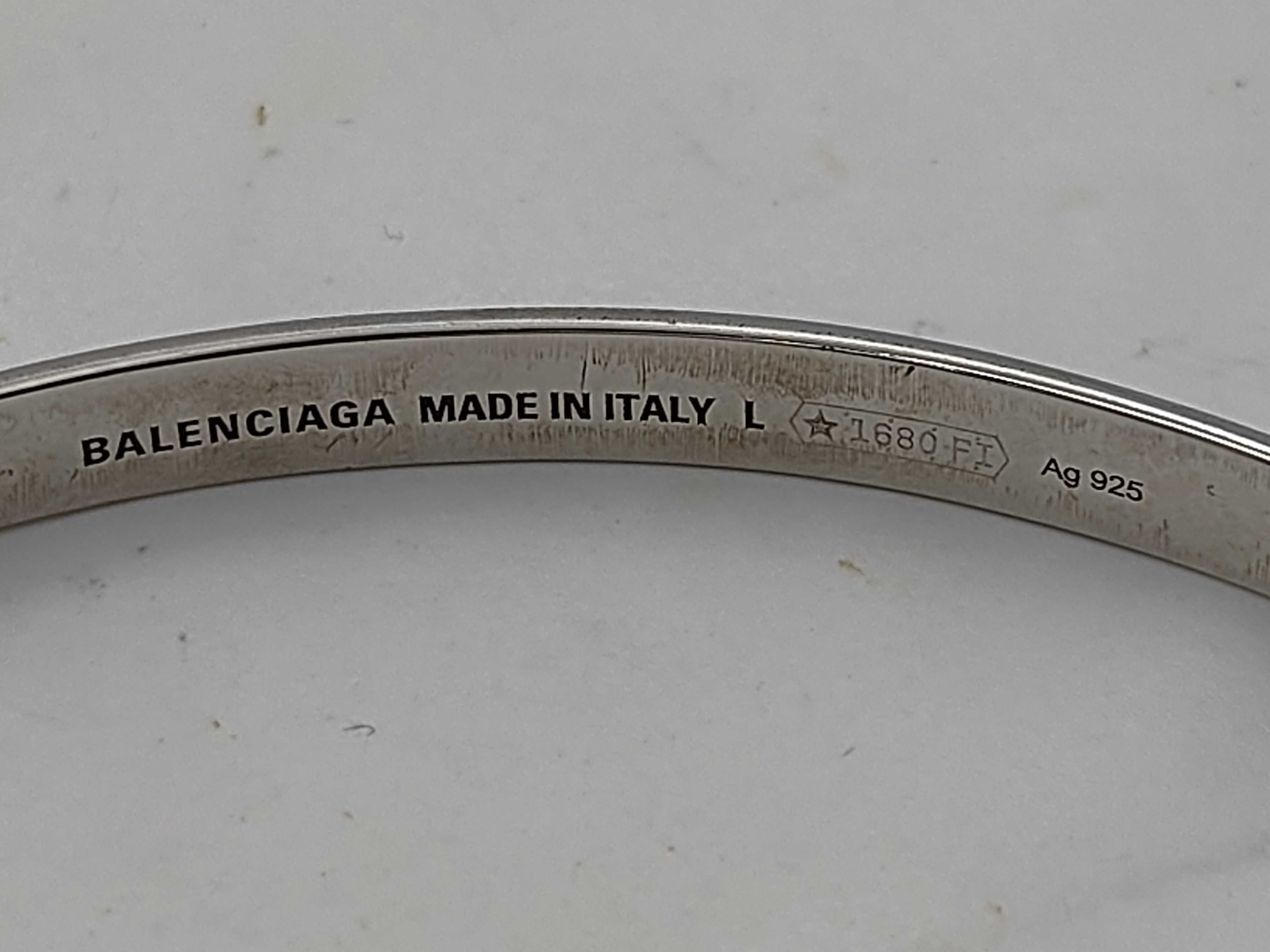 Bangle Logo Hoop Ag925 Stamped Bracelet/Bangle — view 3