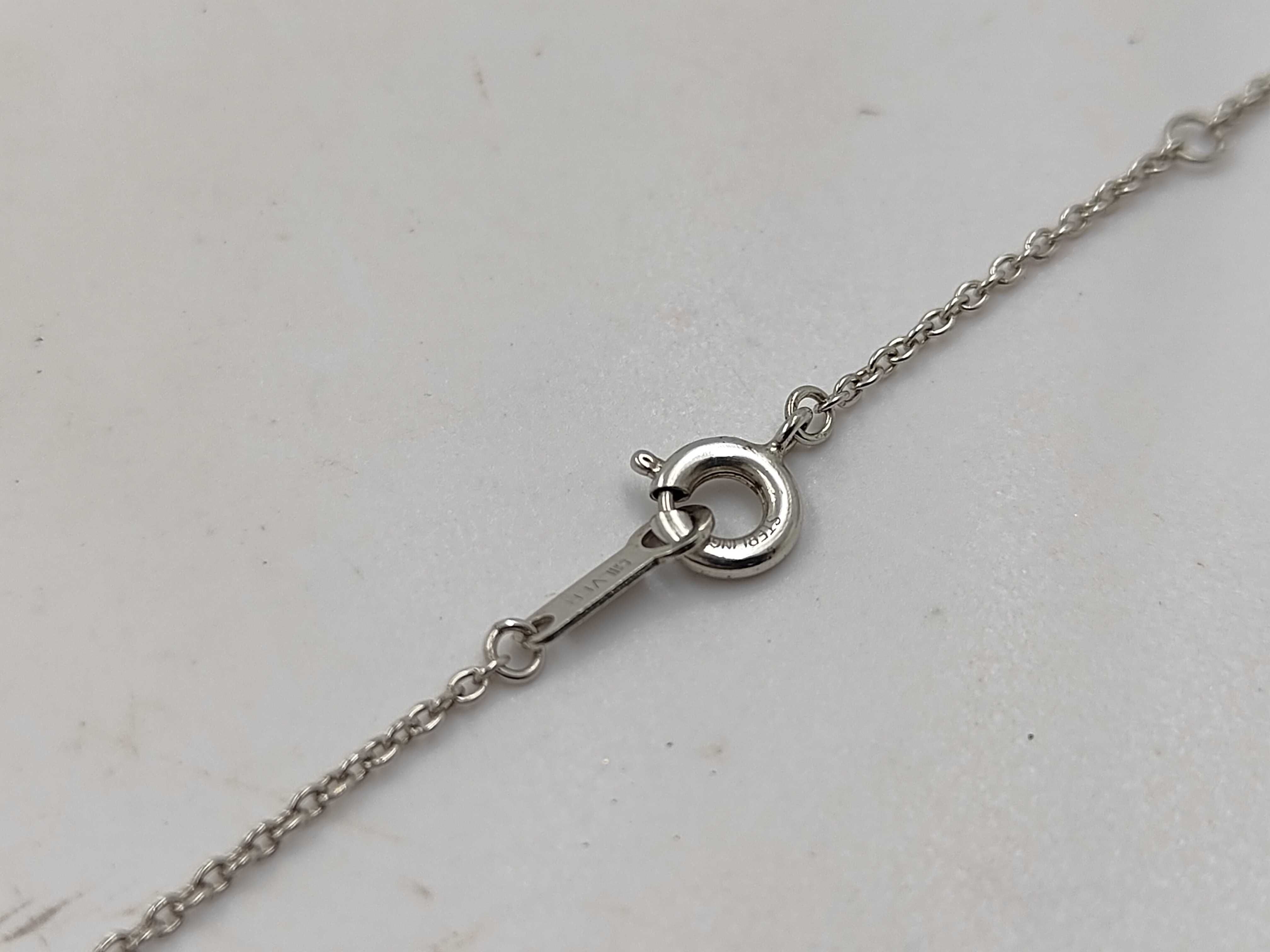 Nova Check Silver Necklace — view 4