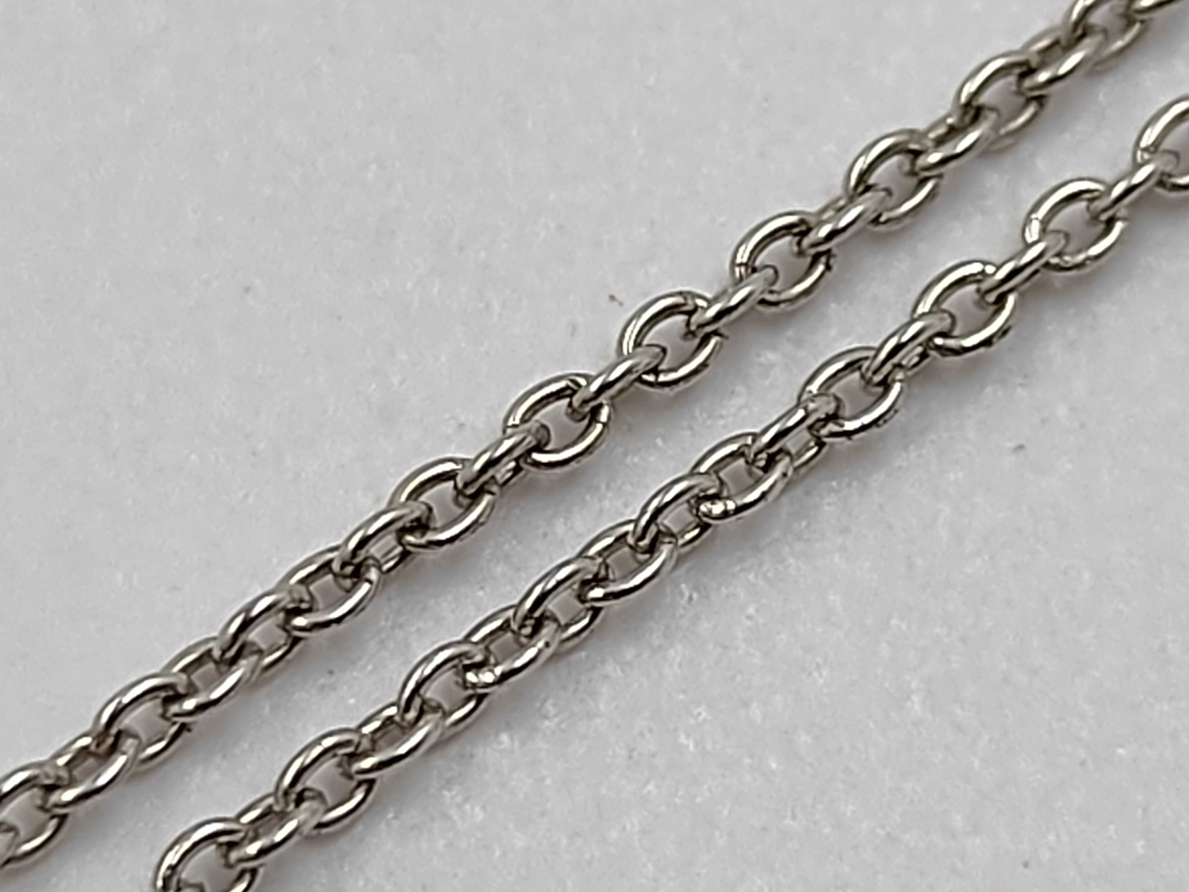 Nova Check Silver Necklace — view 8