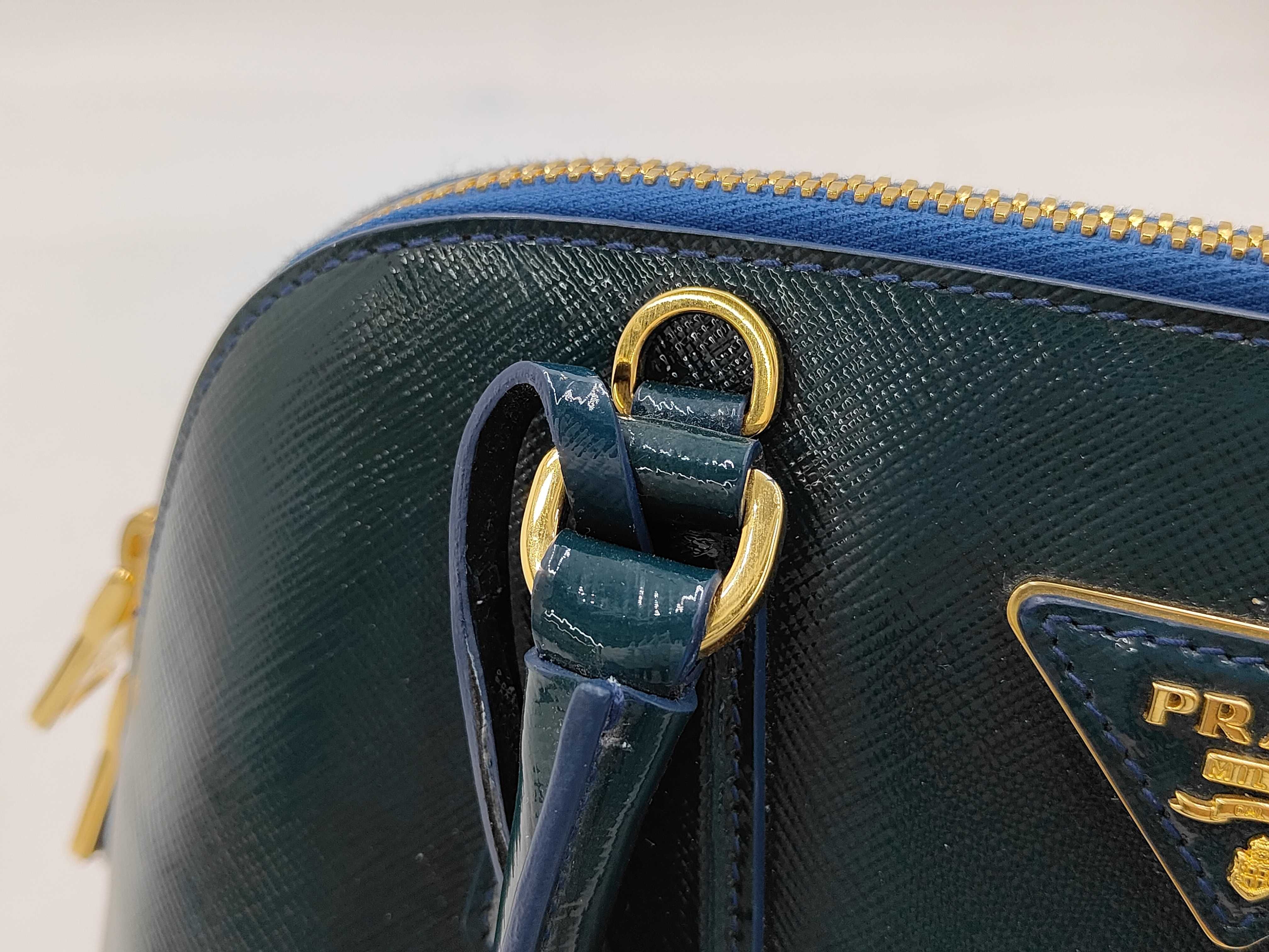 green shoulder bag — view 5