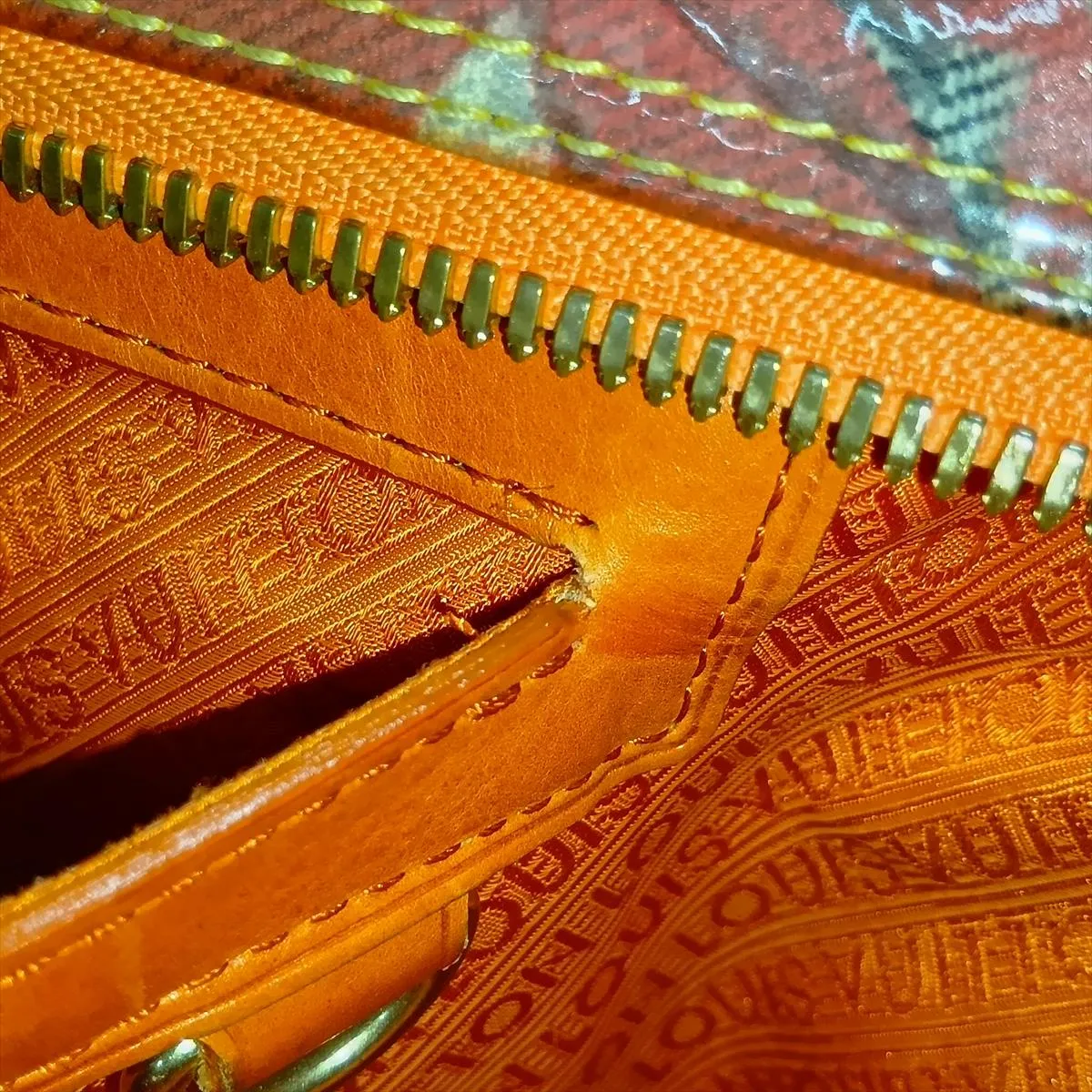 Monogram Pulp Weekender PM M95734 MI0078 Orange — view 13